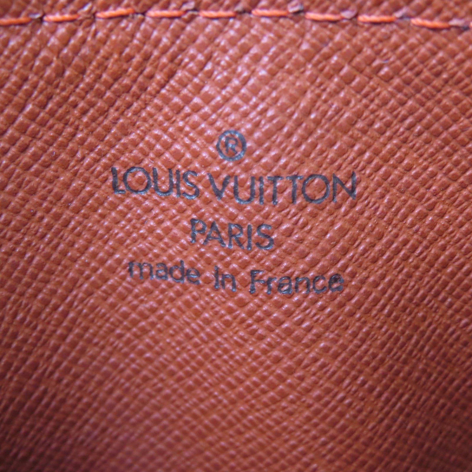 LOUIS VUITTON Damier Papillon PM金扣手挽袋棕色