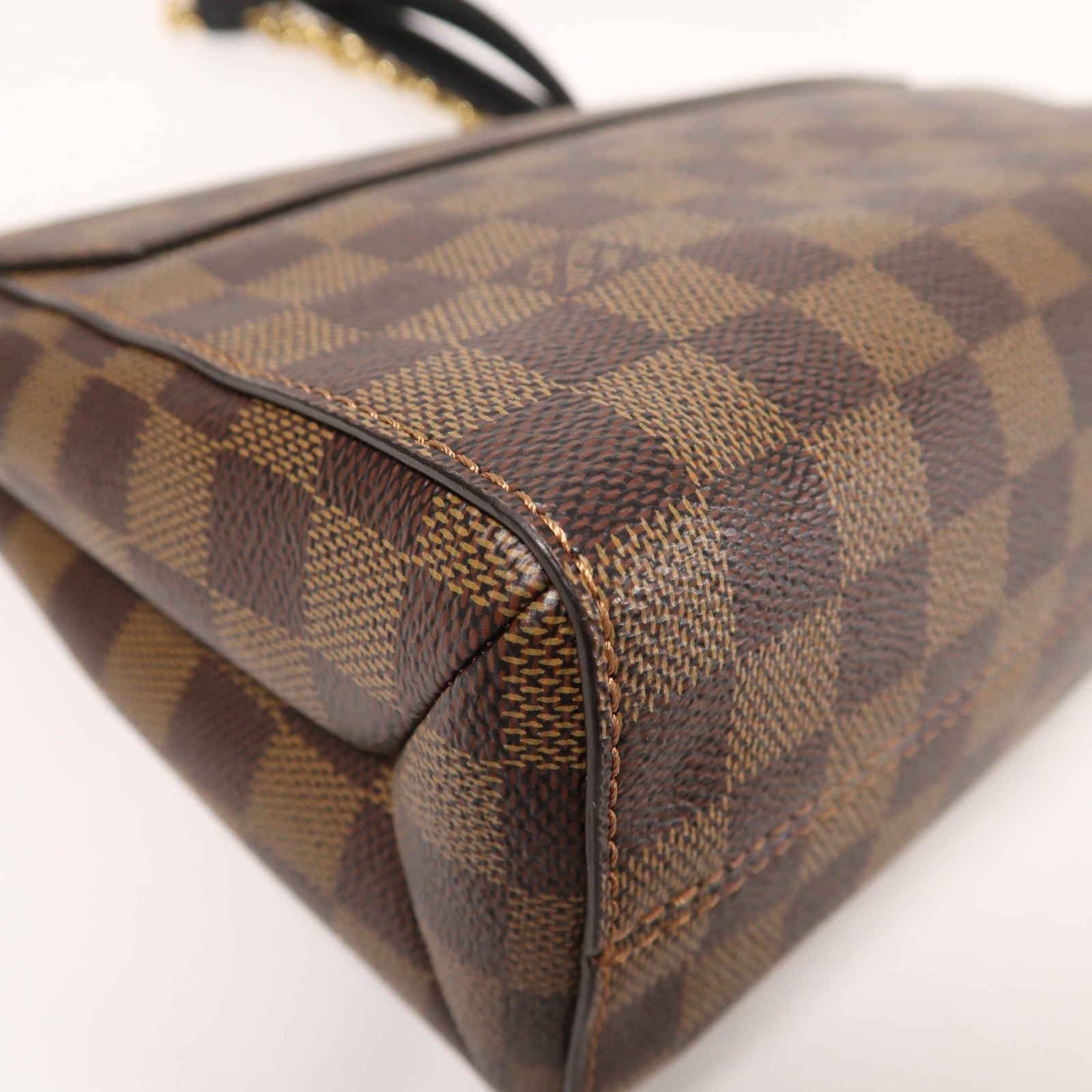 LOUIS VUITTON Damier Vavin金扣鏈帶肩背袋