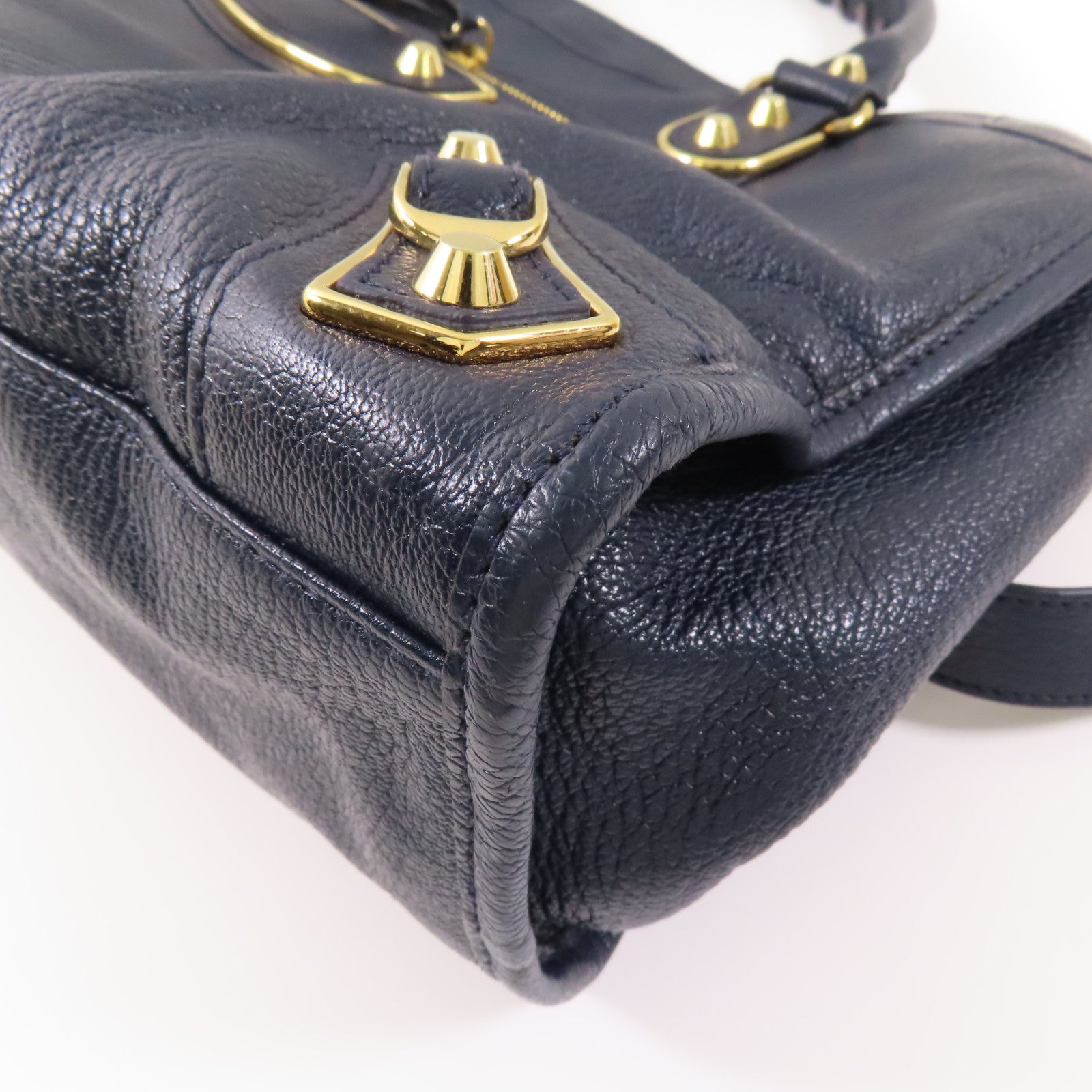 BALENCIAGA 牛皮皮革Shoulder Bag金扣肩背袋