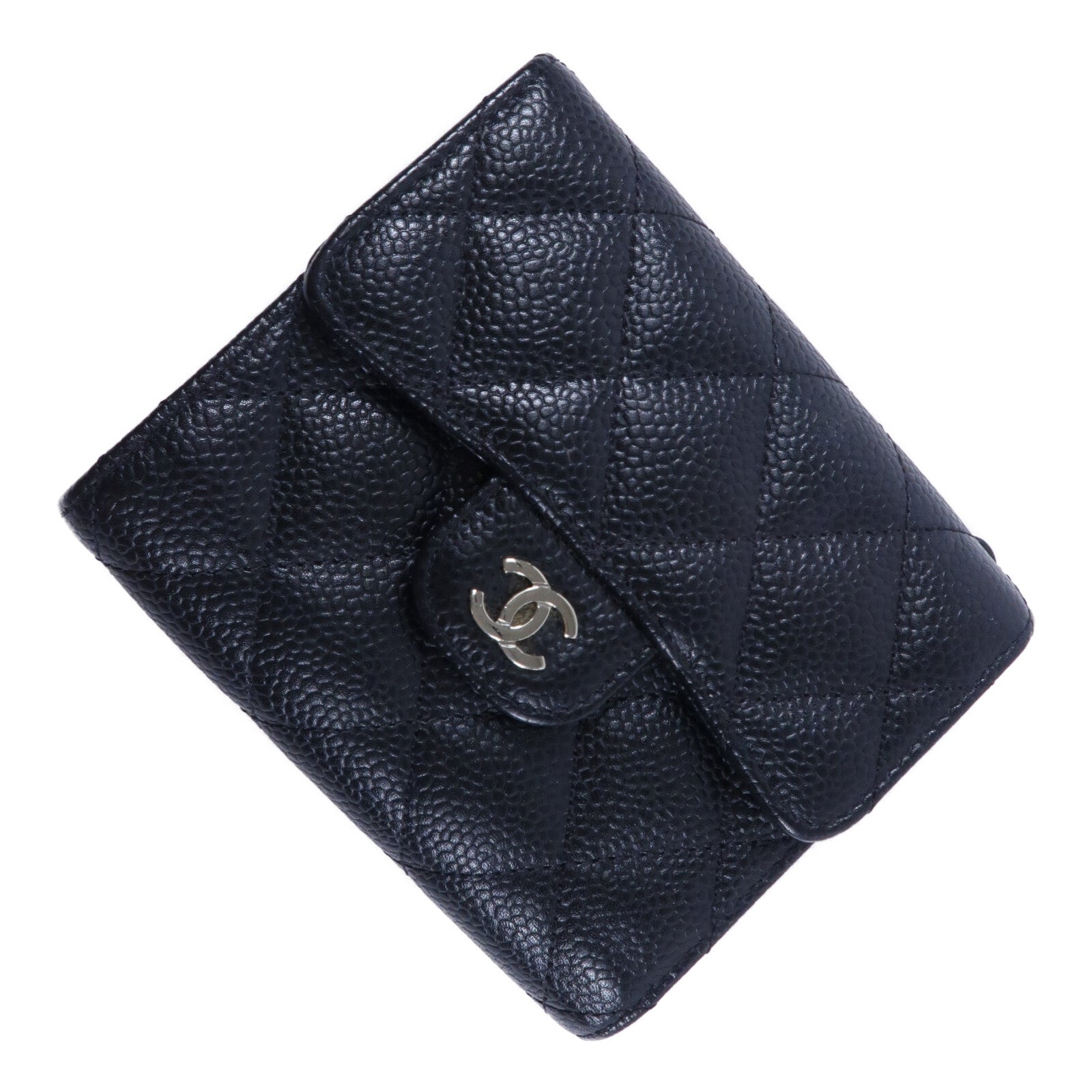 CHANEL 牛皮皮革Classic Small Flap Wallet銀包
