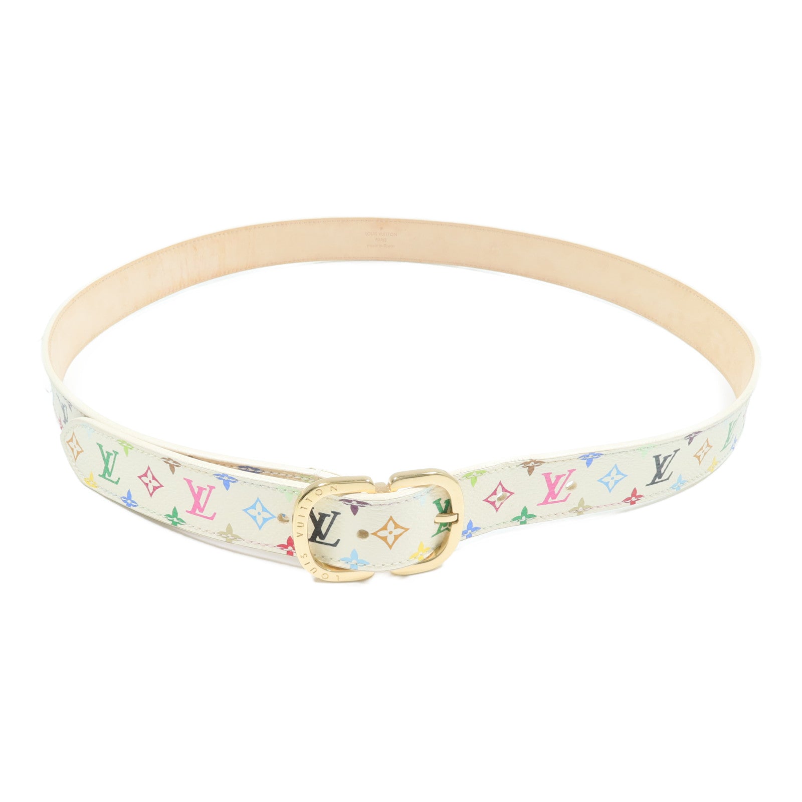 LOUIS VUITTON Monogram Multicolore Belt皮帶
