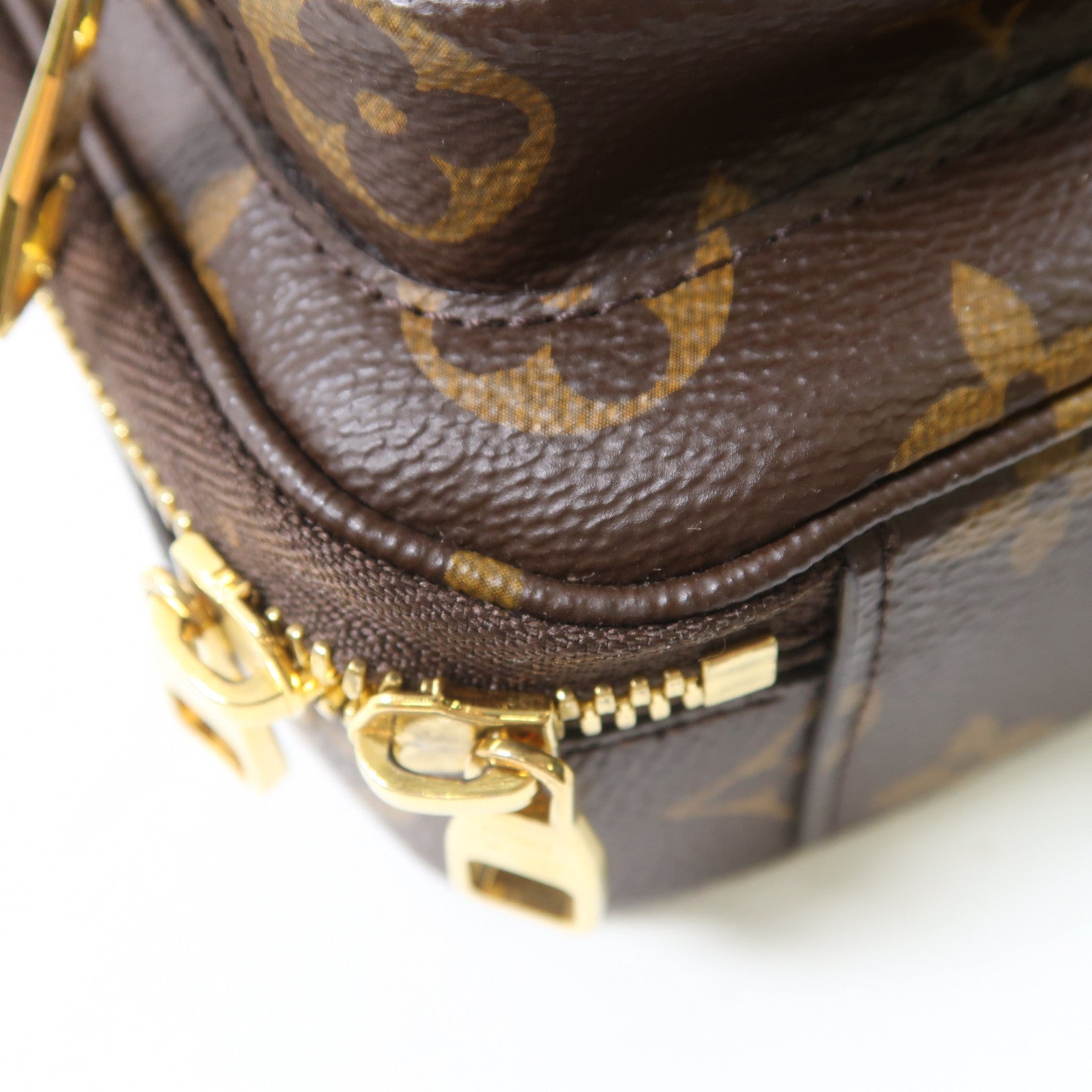 LOUIS VUITTON Monogram Utility金扣手挽肩背兩用袋啡色