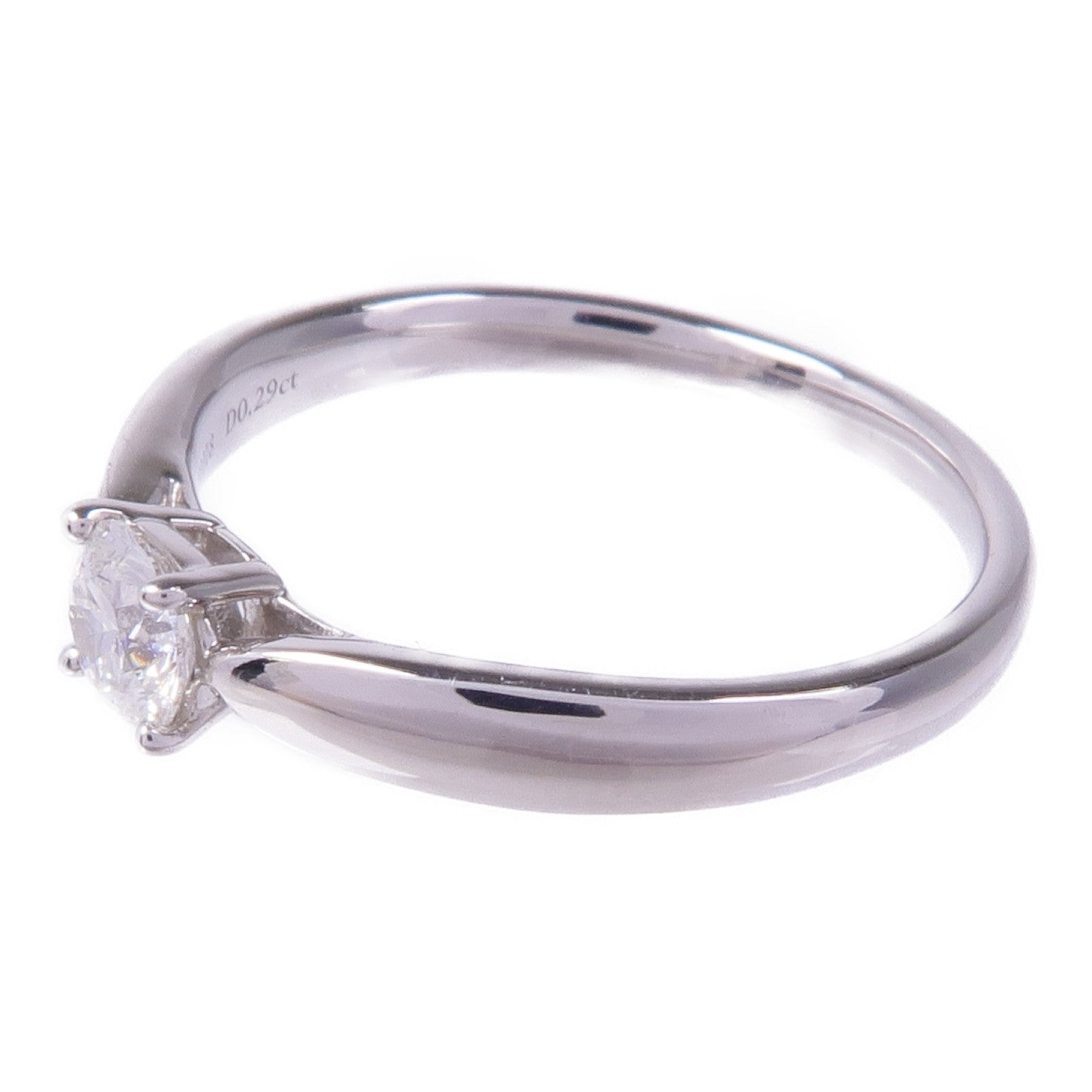 TIFFANY＆CO 【激減優惠】PT950鉑金Harmony Diamond Ring鑽石戒指US#6