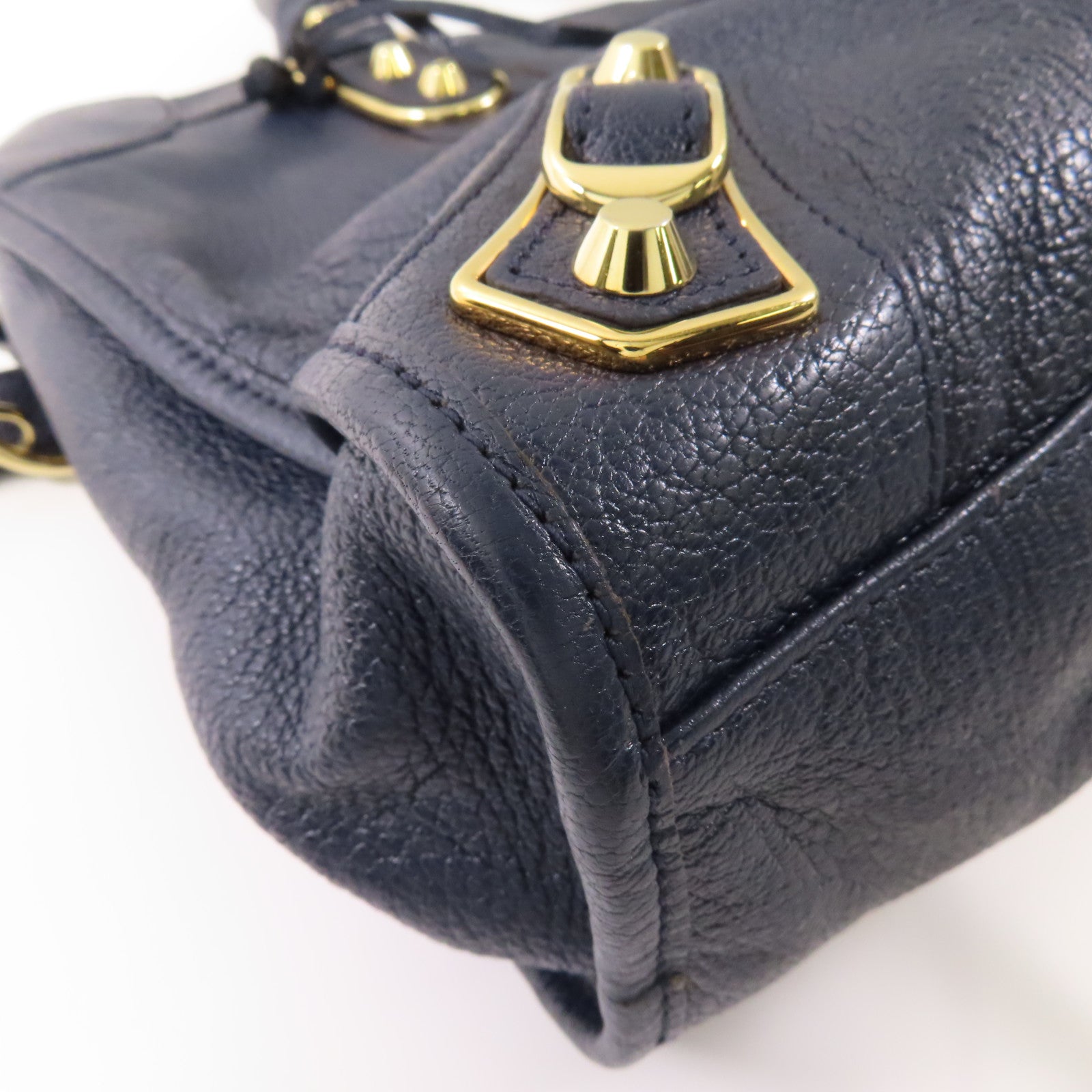 BALENCIAGA 牛皮皮革Shoulder Bag金扣肩背袋