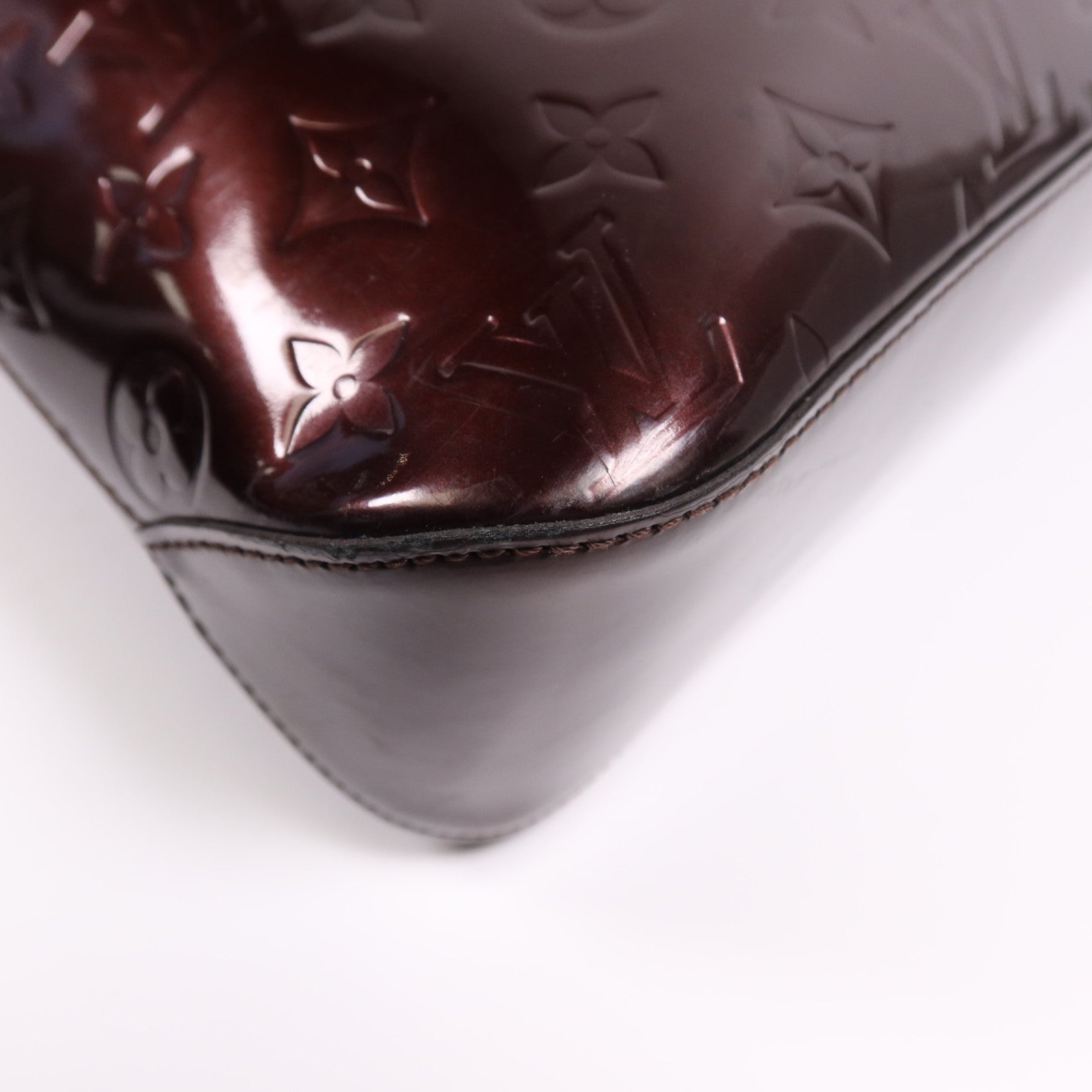 LOUIS VUITTON Vernis Brentwood金扣肩背袋