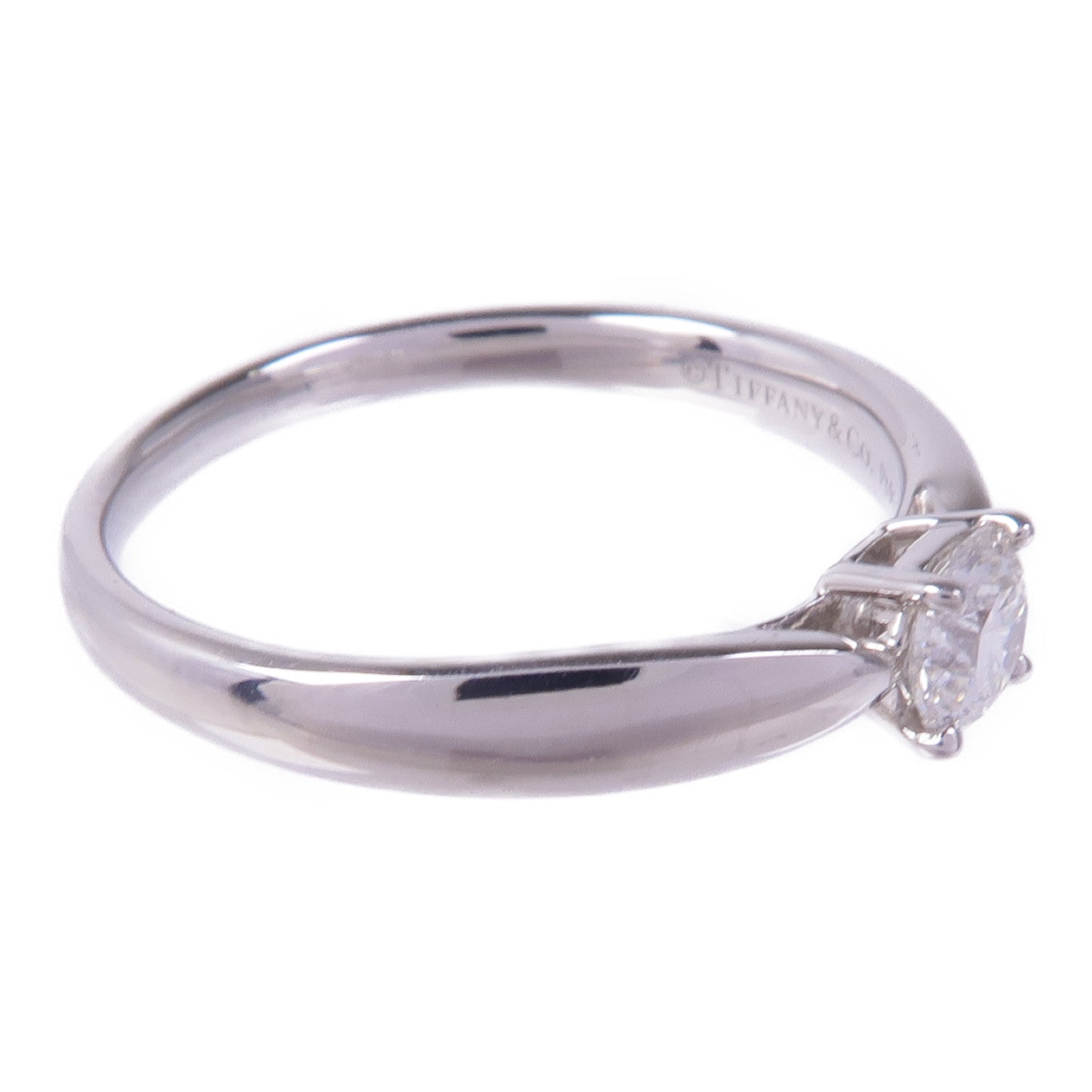 TIFFANY＆CO 【激減優惠】PT950鉑金Harmony Diamond Ring鑽石戒指US#6