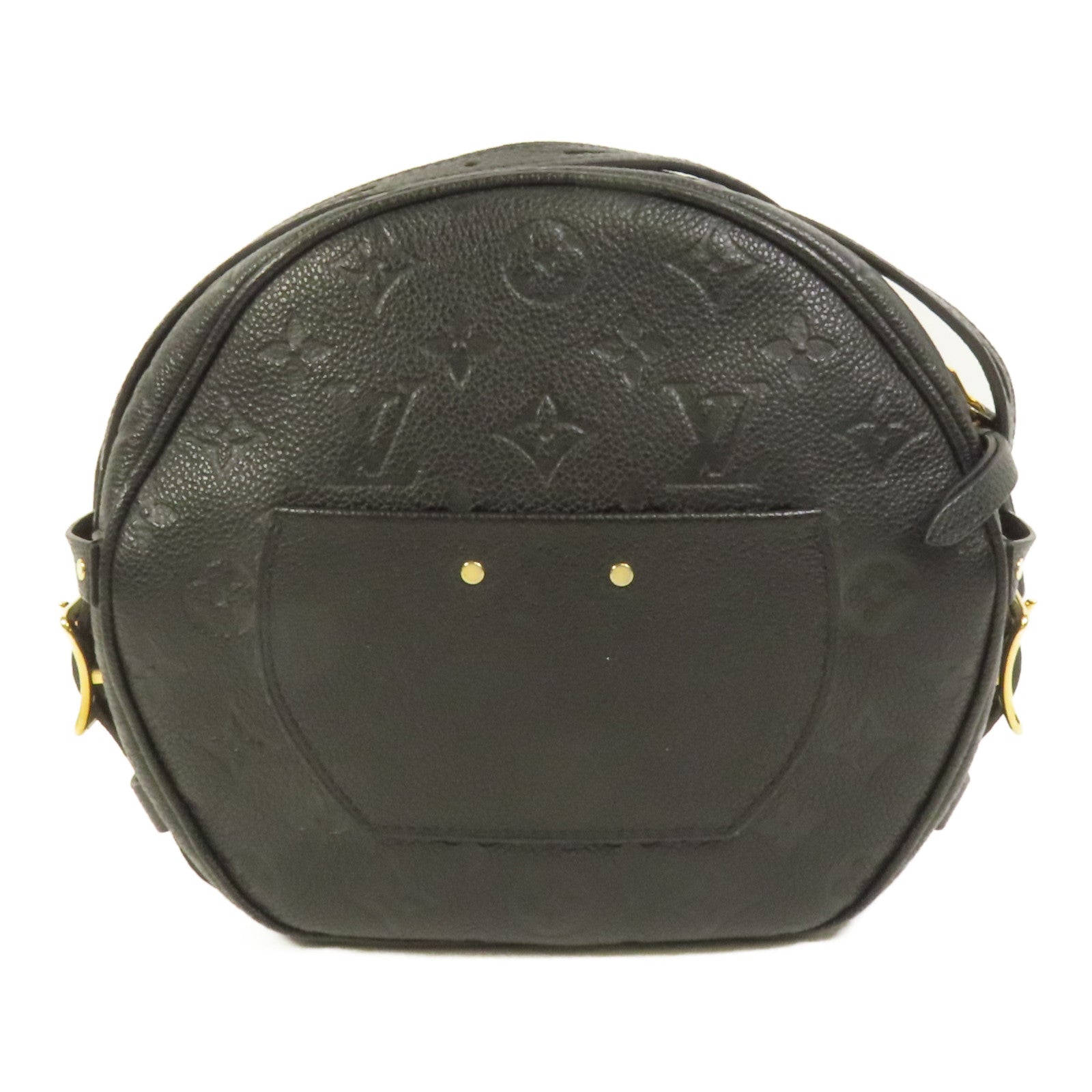 LOUIS VUITTON Monogram Empreinte Boite Chapeau Souple MMBoite Chapeau Souple MM金扣肩背袋