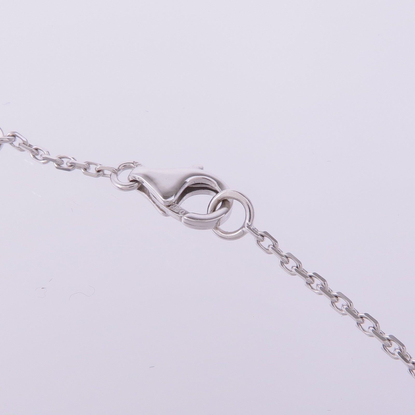 Van Cleef & Arpels 18K白金Vintage Alhambra Necklace珍珠母貝項鍊