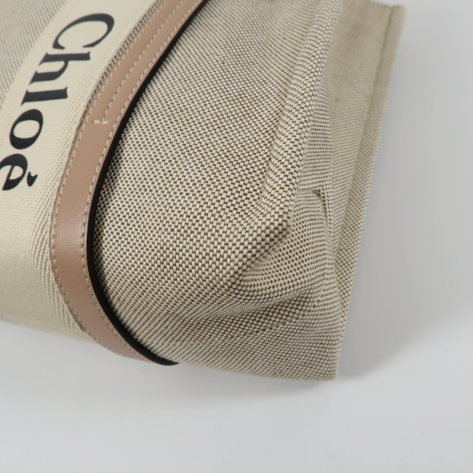 Chloe 帆布Woody Tote Bag手挽袋