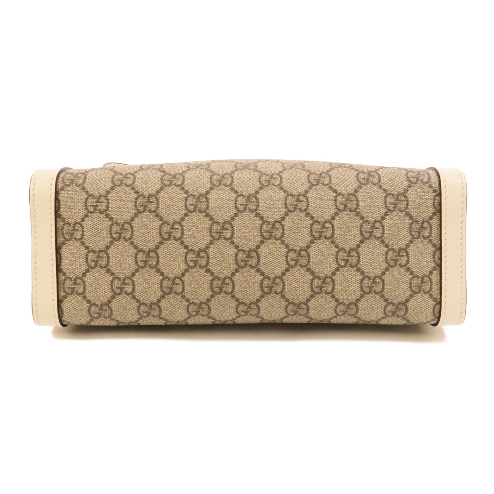 GUCCI 塗層帆布Padlock鏈帶肩背袋