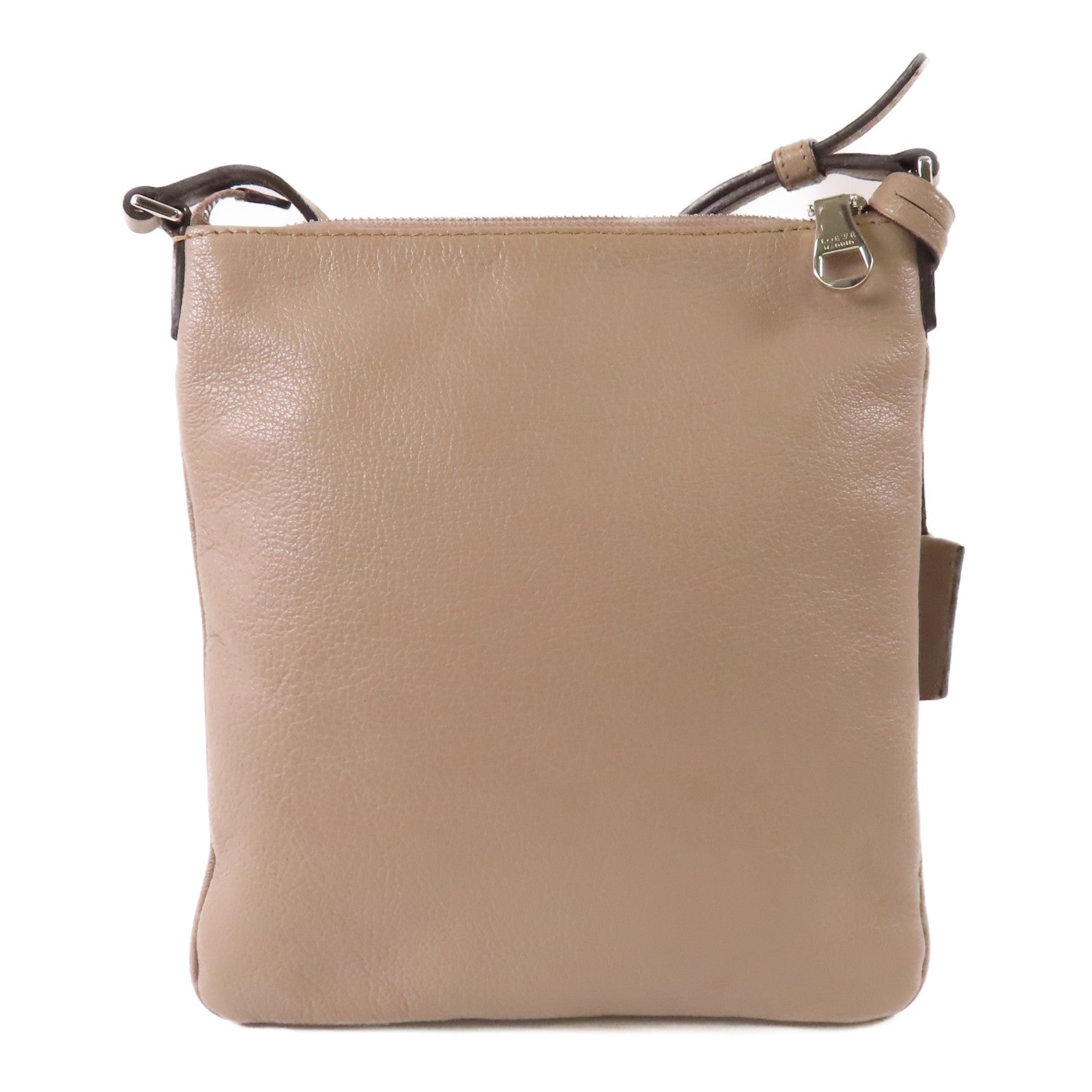 LOEWE 【激減優惠】牛皮皮革Shoulder Bag銀扣肩背袋