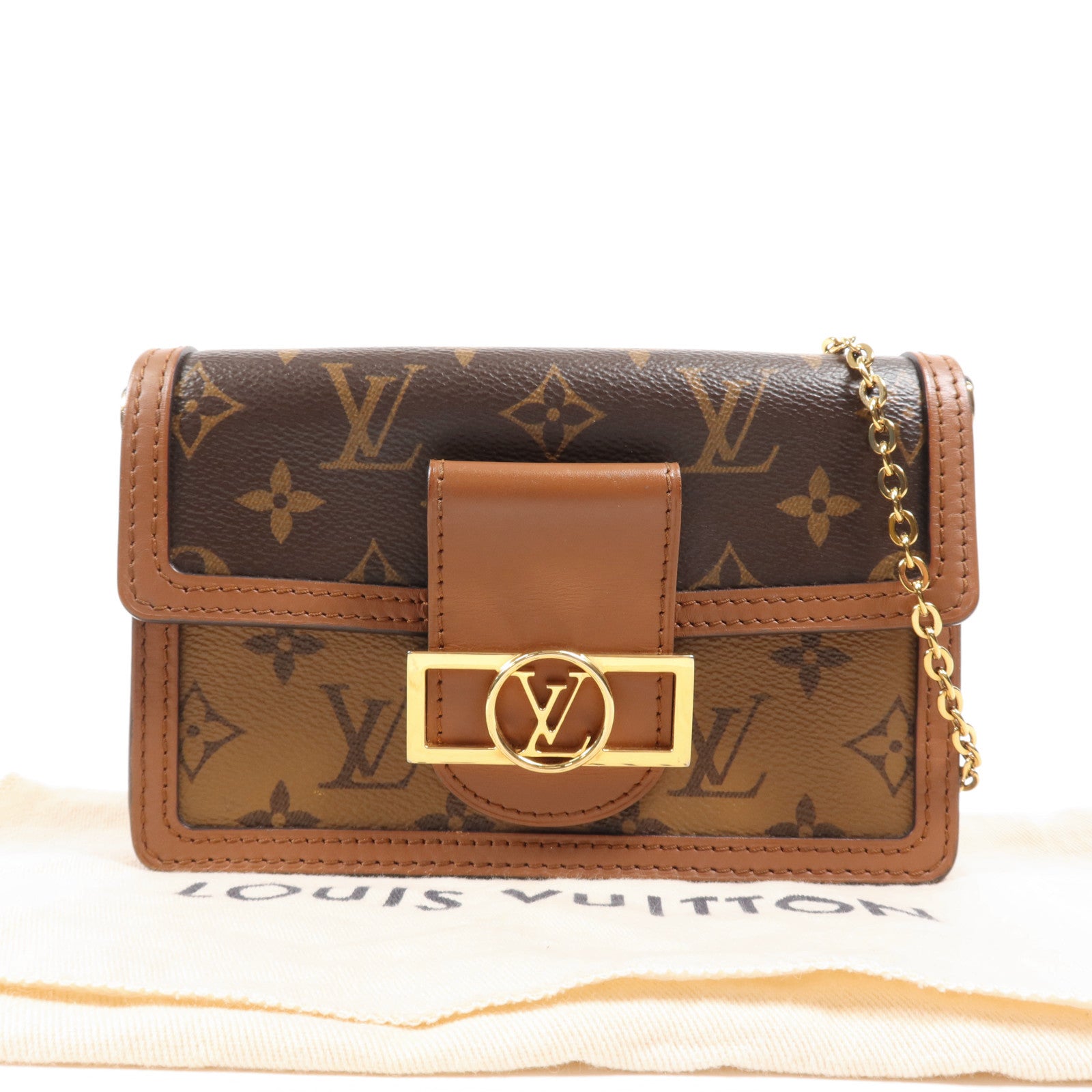 LOUIS VUITTON 【激減優惠】Monogram Reverse Dauphine肩背袋