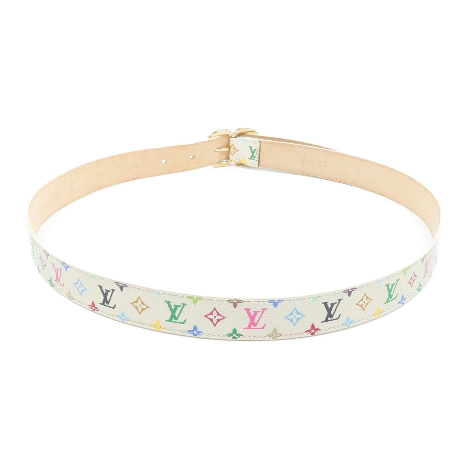 LOUIS VUITTON Monogram Multicolore Belt皮帶