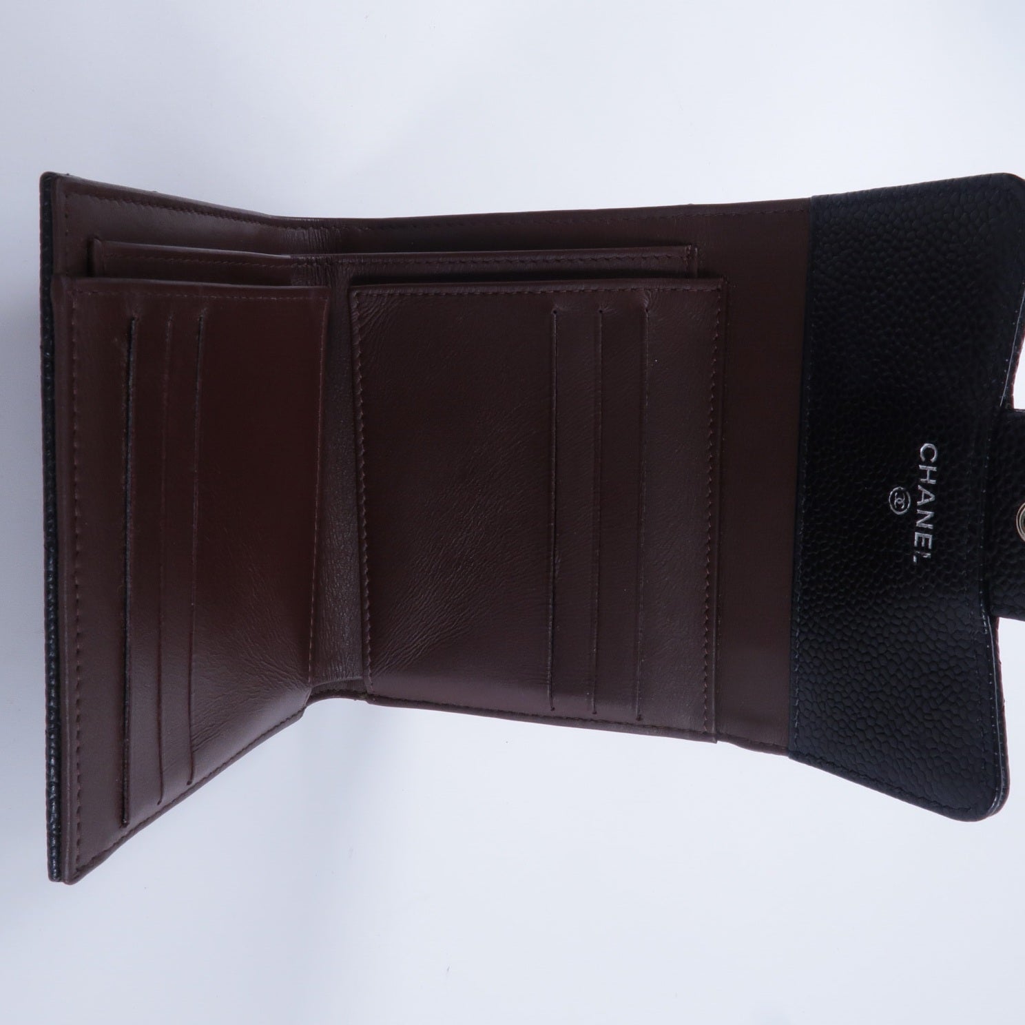 CHANEL 牛皮皮革Classic Small Flap Wallet銀包