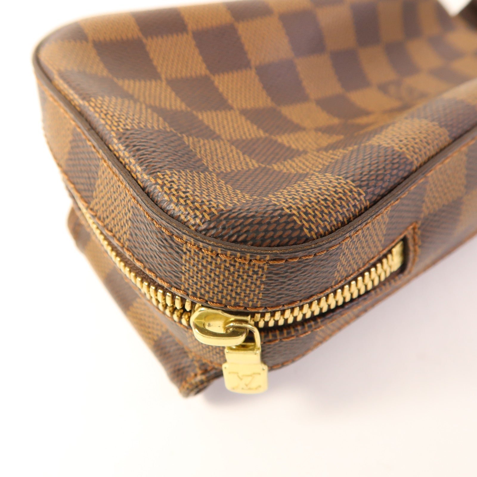 LOUIS VUITTON Damier Geronimos金扣腰包