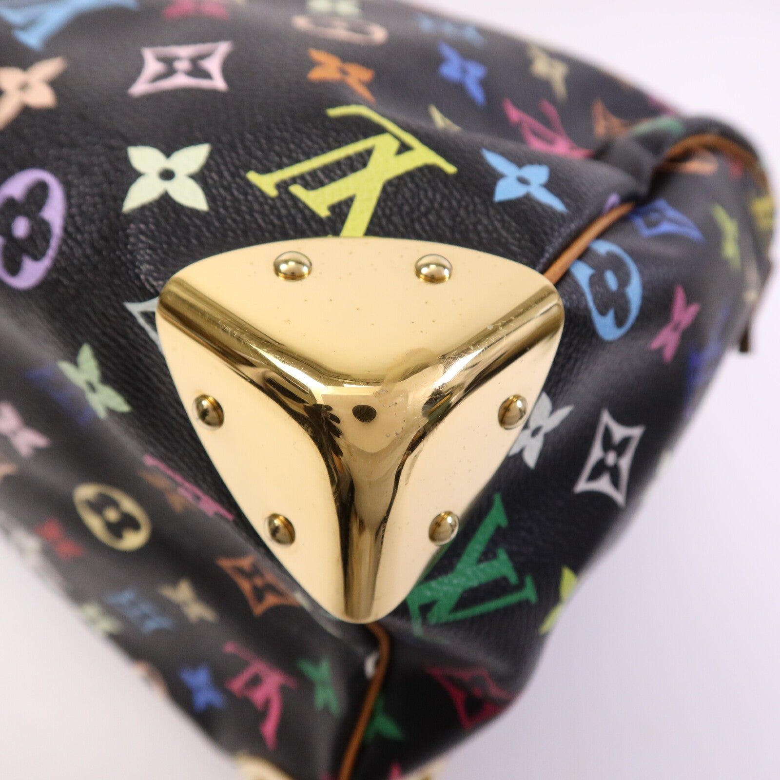 LOUIS VUITTON Monogram Multicolour Speedy 30金扣手挽袋