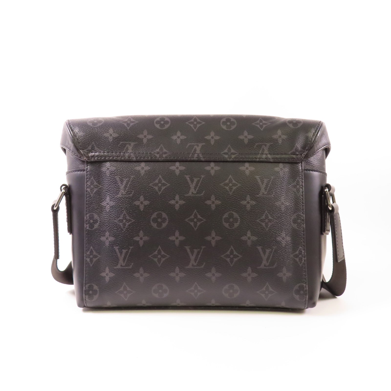 LOUIS VUITTON 【激減優惠】Monogram Eclipse Messenger PM Voyager銀扣肩背袋