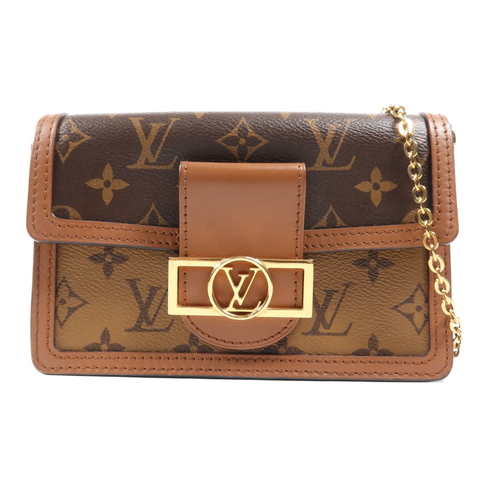 LOUIS VUITTON 【激減優惠】Monogram Reverse Dauphine肩背袋