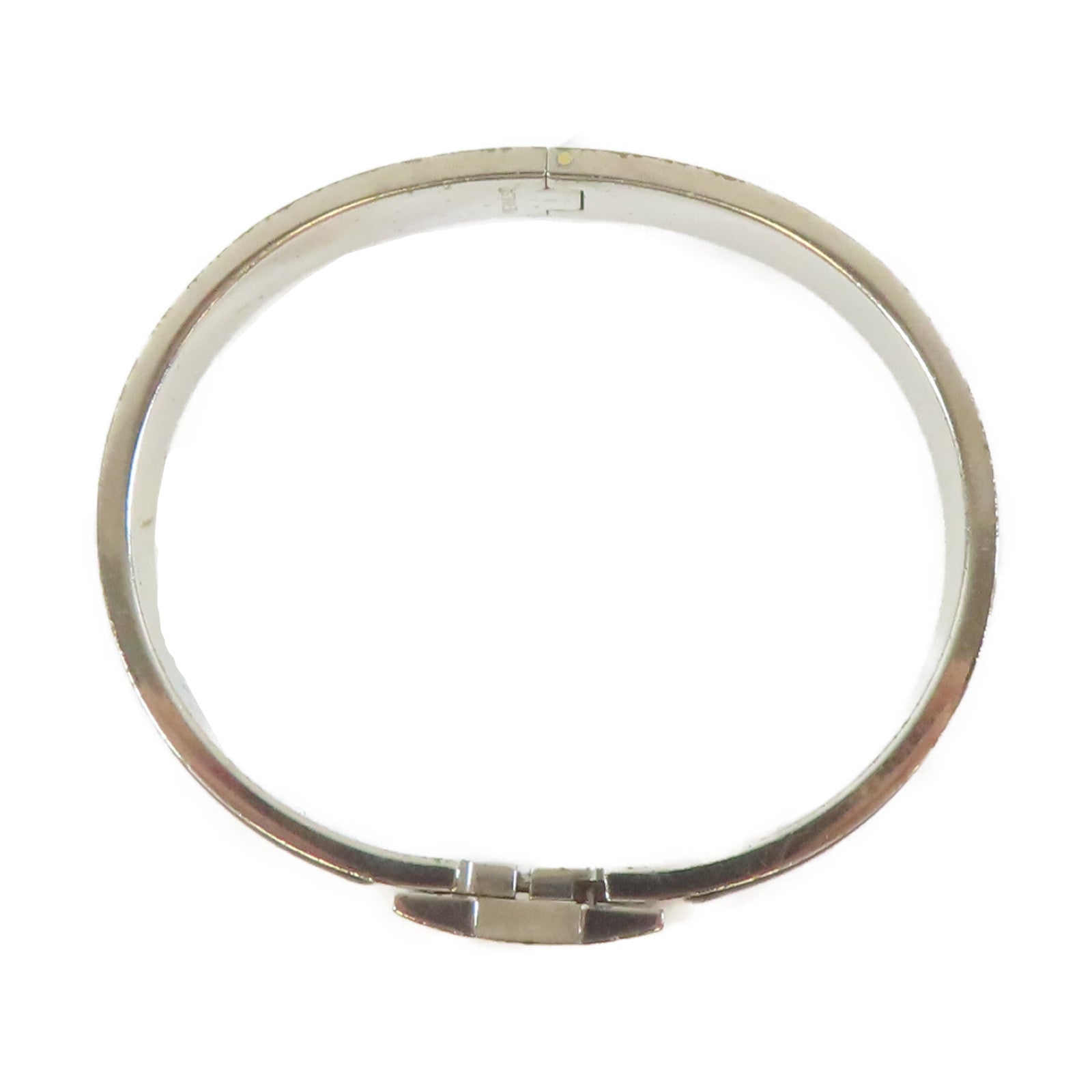 HERMES 金屬Clic H Bracelet手鐲黑色#17cm