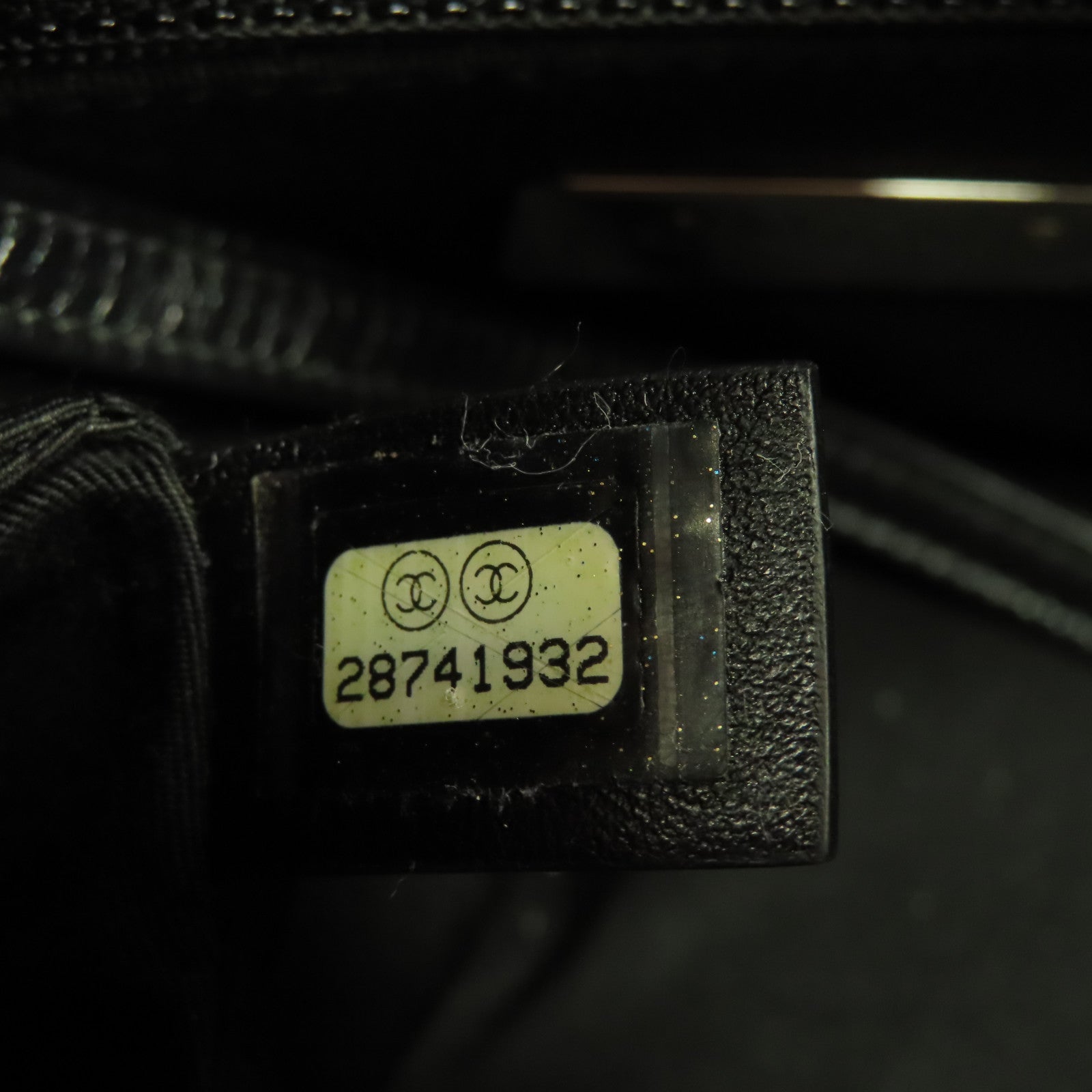 CHANEL 斜紋牛皮皮革Gabrielle Bag金/銀扣鏈帶肩背袋灰色
