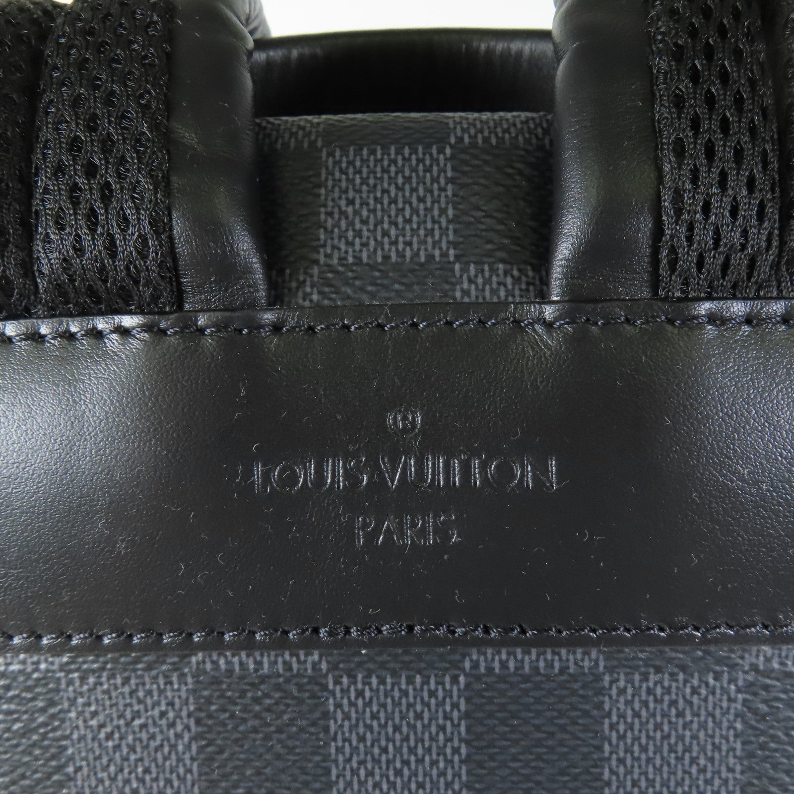 LOUIS VUITTON Damier Graphite Josh Backpack銀扣背包