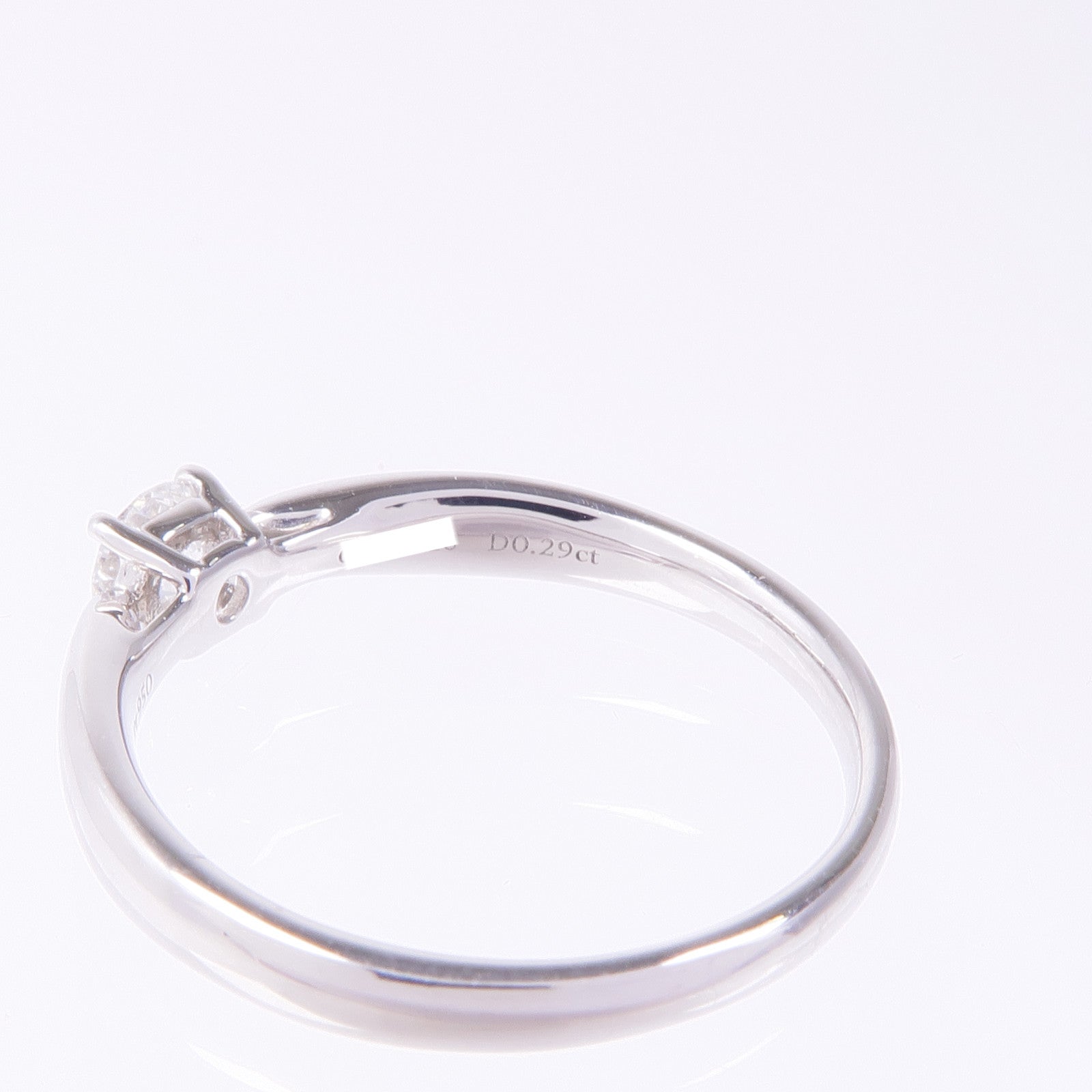 TIFFANY＆CO PT950鉑金Harmony Diamond Ring鑽石戒指US#6