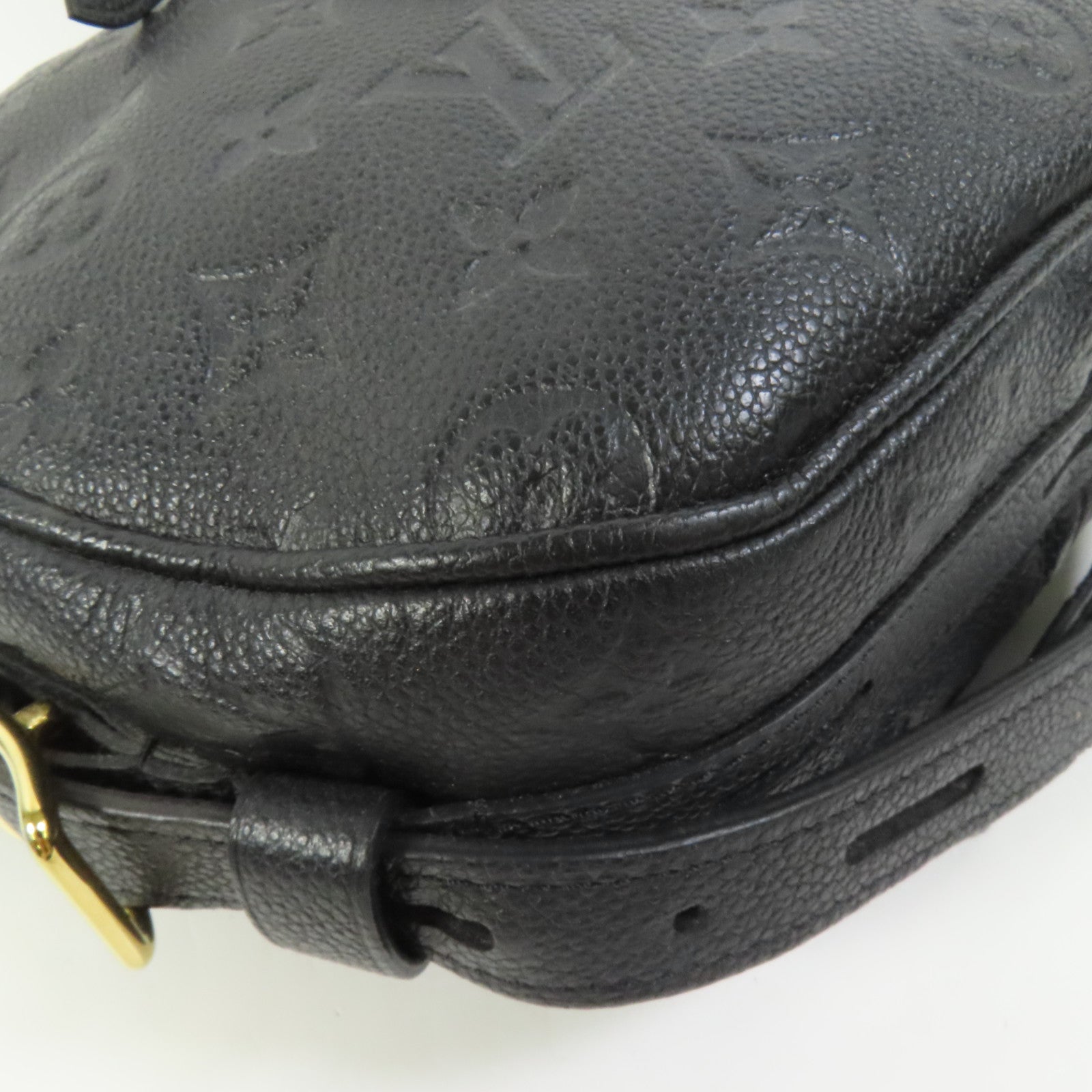 LOUIS VUITTON Monogram Empreinte Boite Chapeau Souple MMBoite Chapeau Souple MM金扣肩背袋