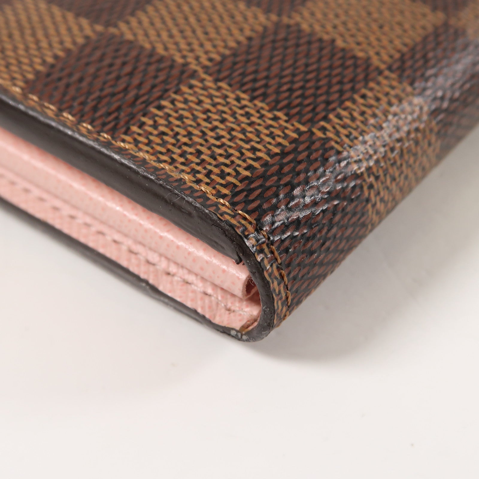 LOUIS VUITTON Damier Sarah Wallet金扣長錢包啡色