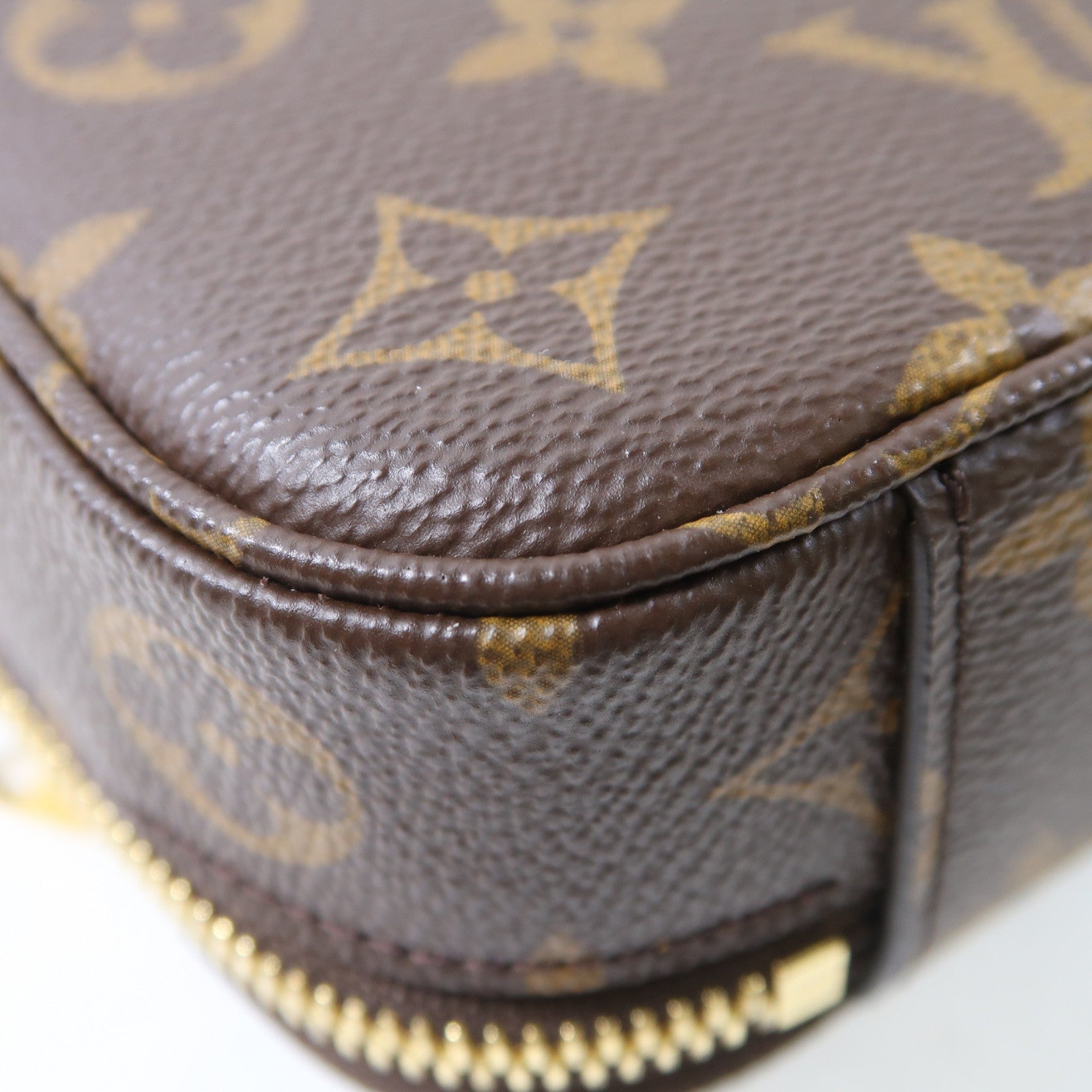 LOUIS VUITTON Monogram Utility金扣手挽肩背兩用袋啡色