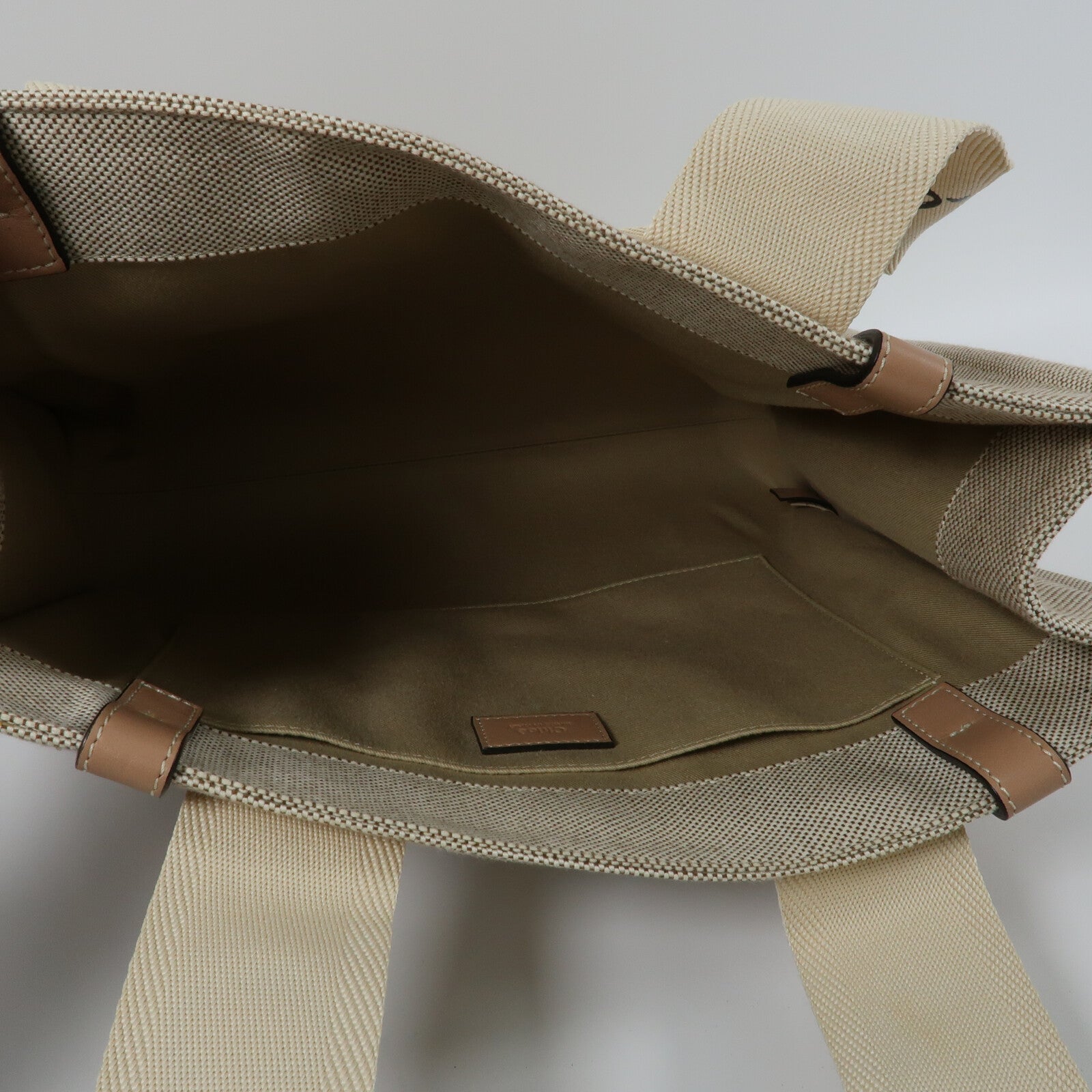 Chloe 帆布Woody Tote Bag手挽袋