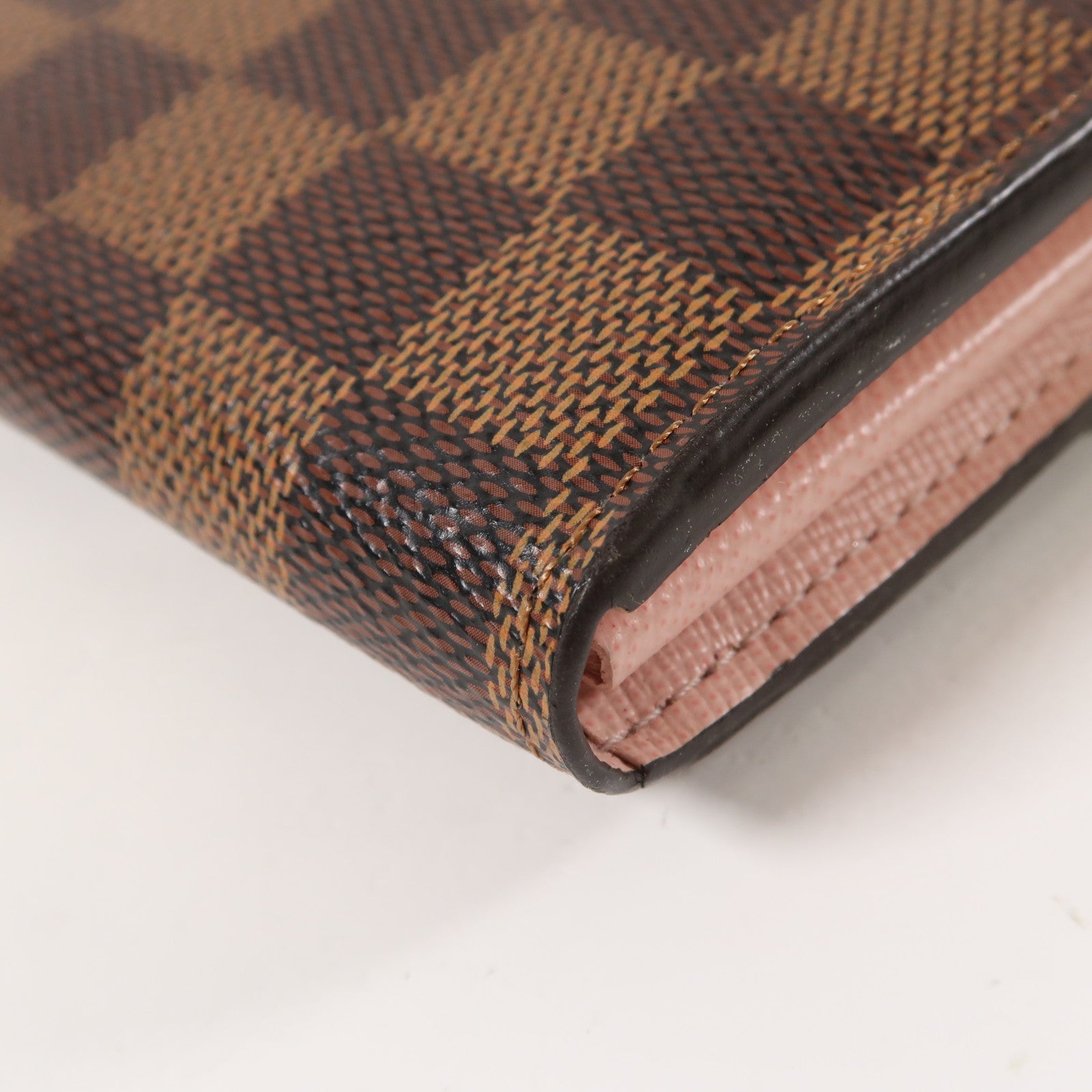 LOUIS VUITTON Damier Sarah Wallet金扣長錢包啡色