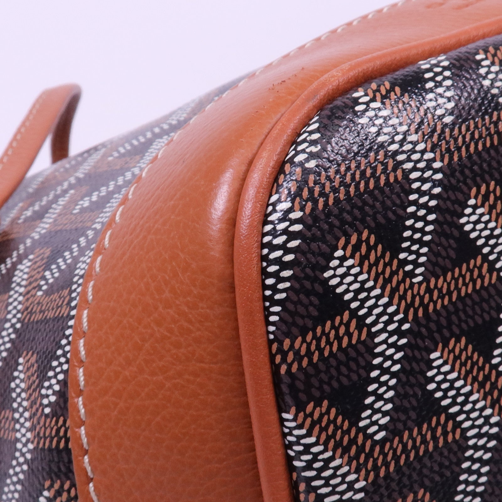 GOYARD 【激減優惠】塗層帆布Petit Flot Bucket Bag銀扣肩背袋