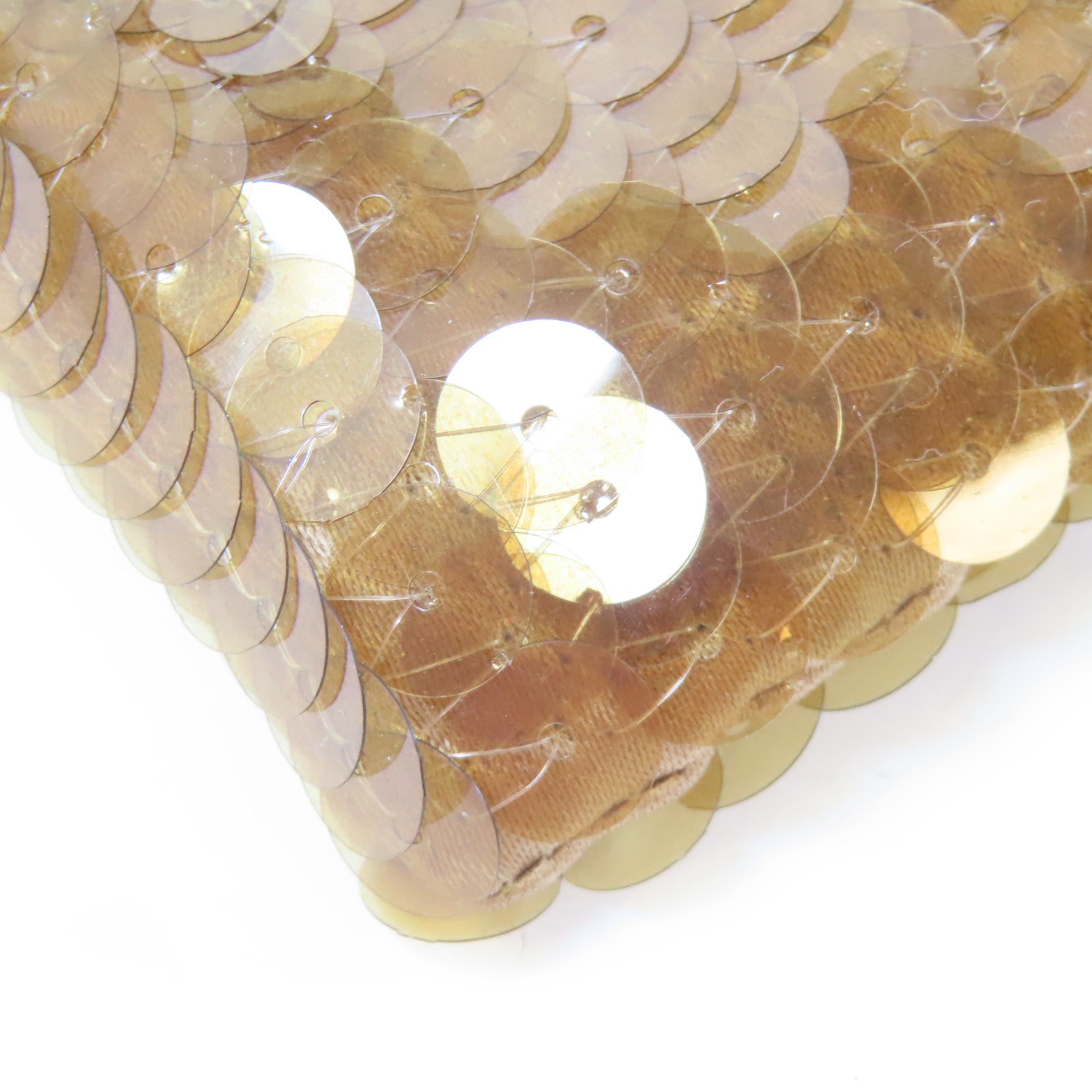 PRADA 亮片Paillettes Clutch金扣手拿包啡色