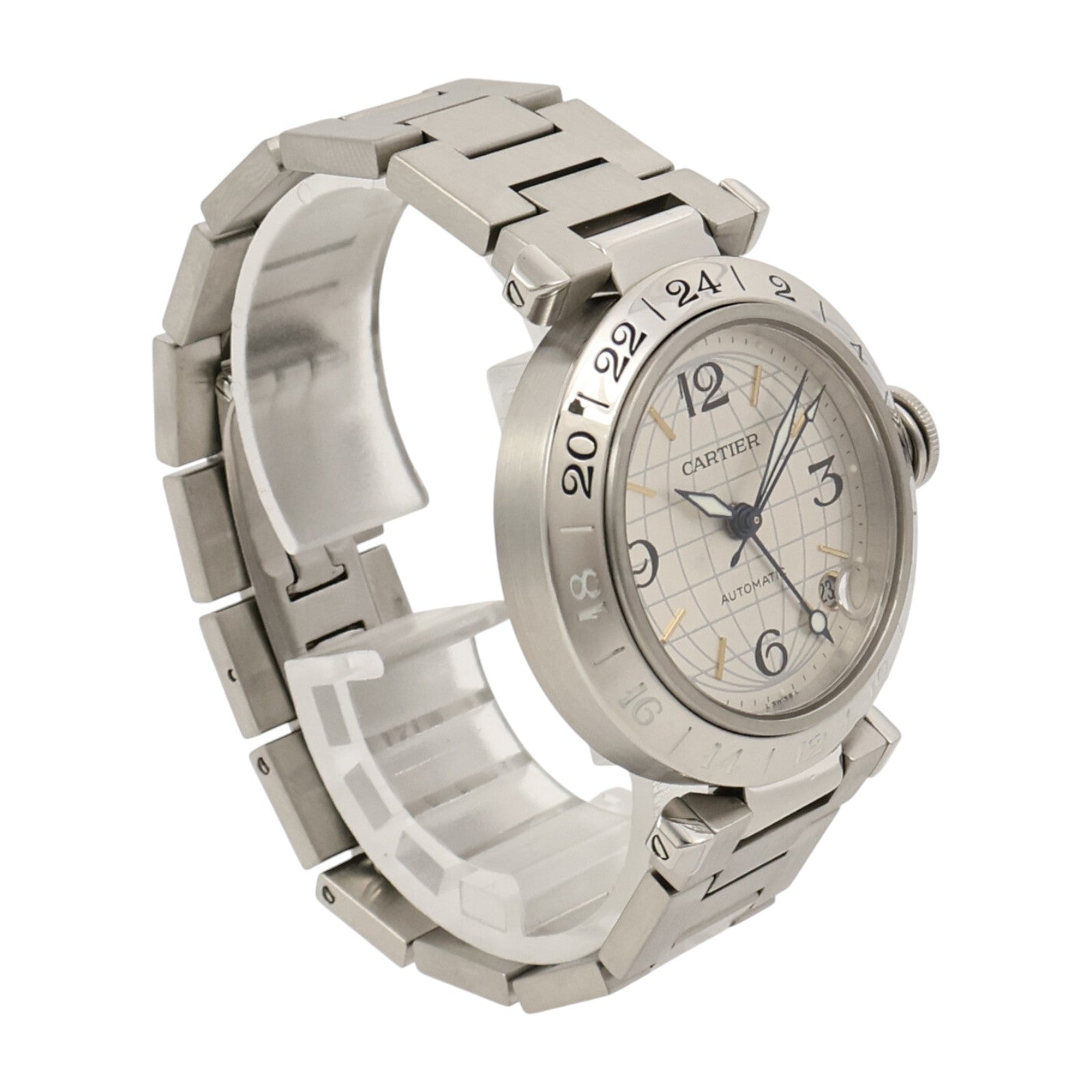 CARTIER Pasha C GMT W31029M7