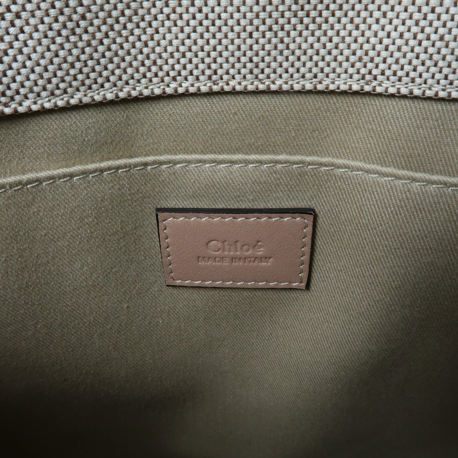 Chloe 帆布Woody Tote Bag手挽袋