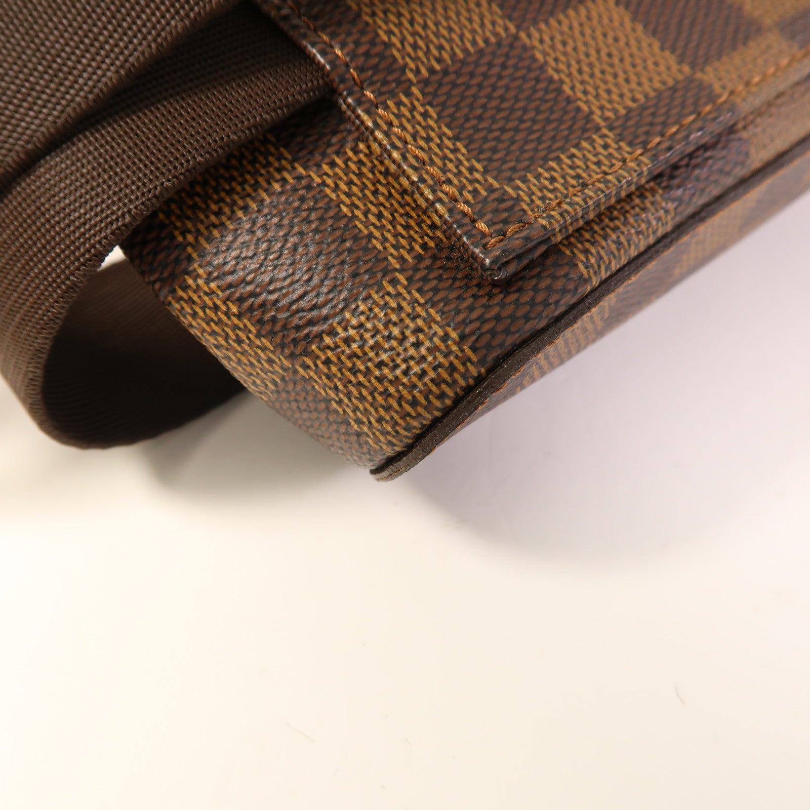 LOUIS VUITTON Damier Geronimos金扣腰包
