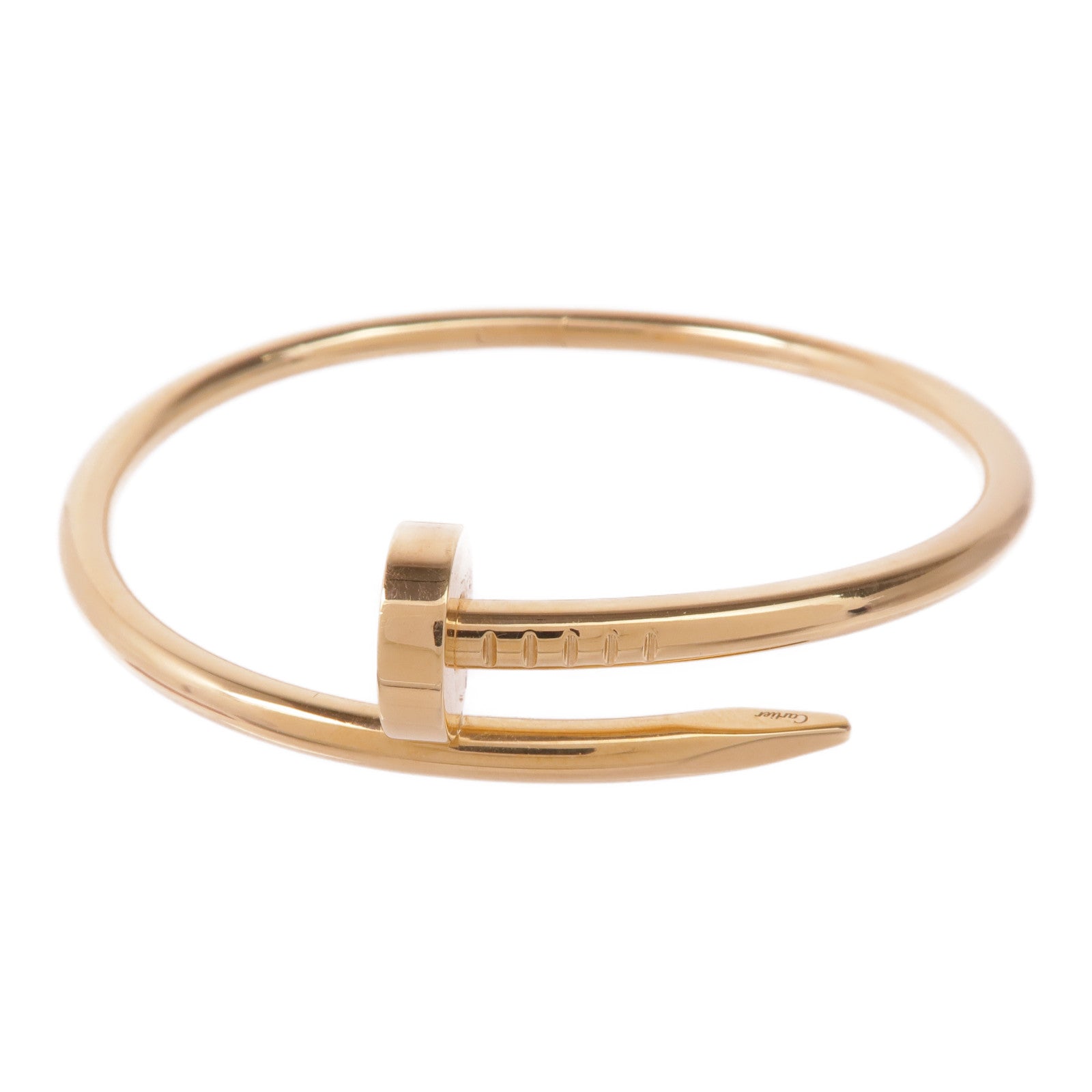CARTIER 18K黃金Juste un Clou手鐲Cartier#16