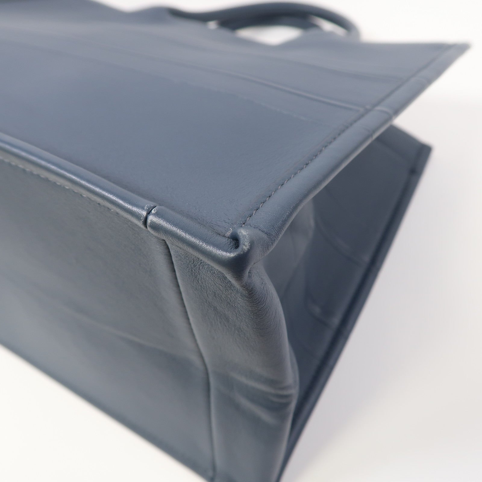 Dior 牛皮皮革Tote Bag手挽袋藍色