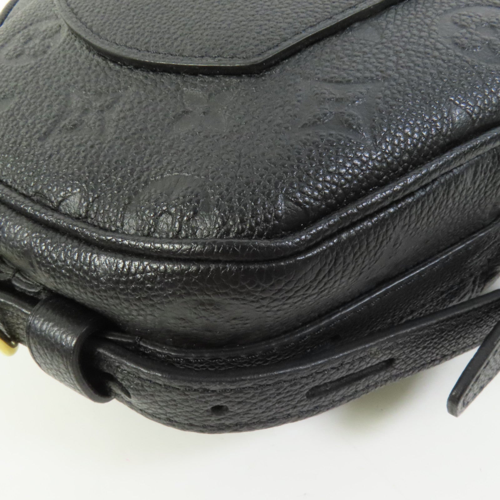 LOUIS VUITTON Monogram Empreinte Boite Chapeau Souple MMBoite Chapeau Souple MM金扣肩背袋