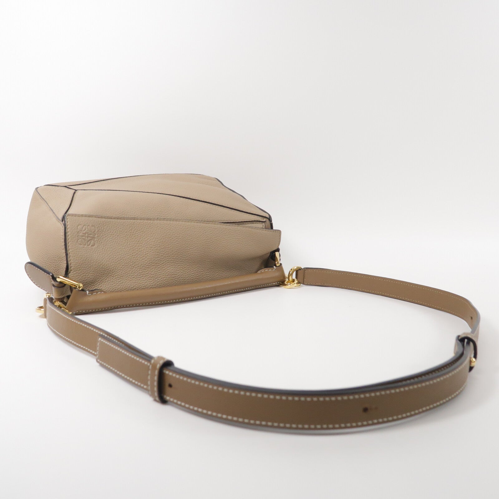 LOEWE 牛皮皮革Puzzle Small手挽肩背兩用袋