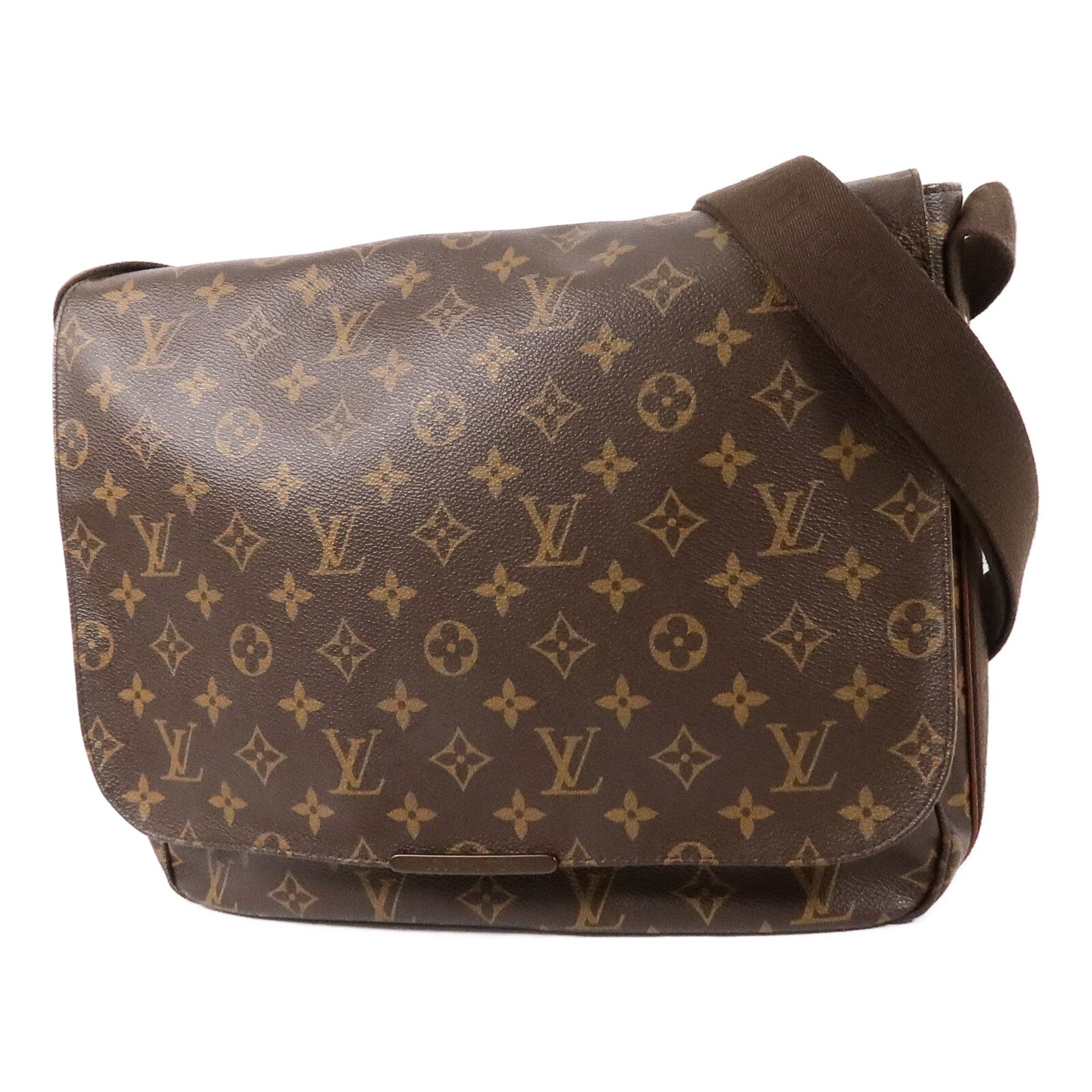 LOUIS VUITTON Monogram Beaubourg MM金扣肩背袋