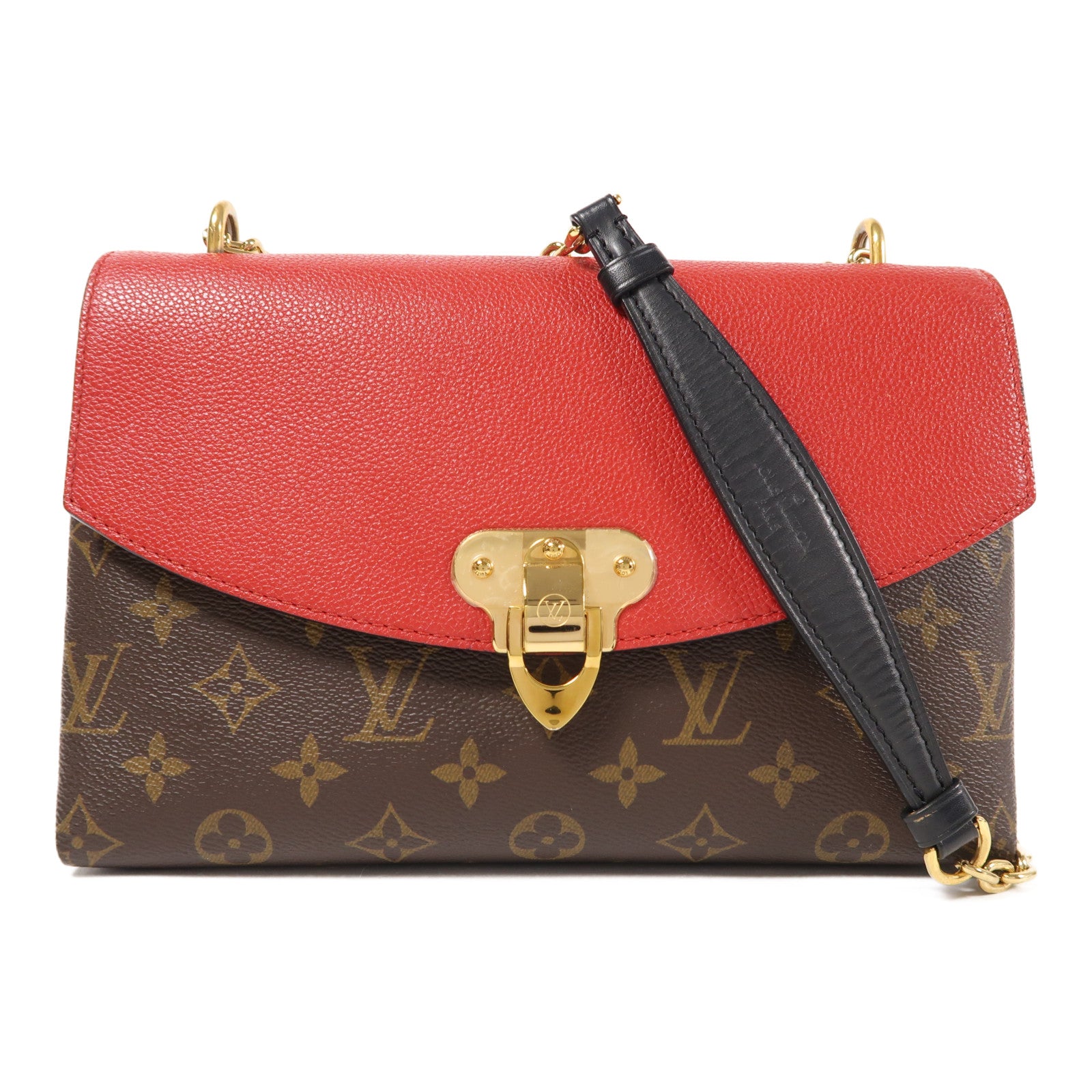 LOUIS VUITTON Monogram Saint Placide金扣肩背袋