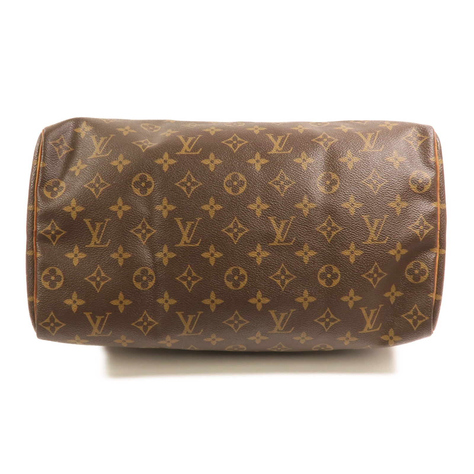 LOUIS VUITTON Monogram Speedy 35金扣手挽袋