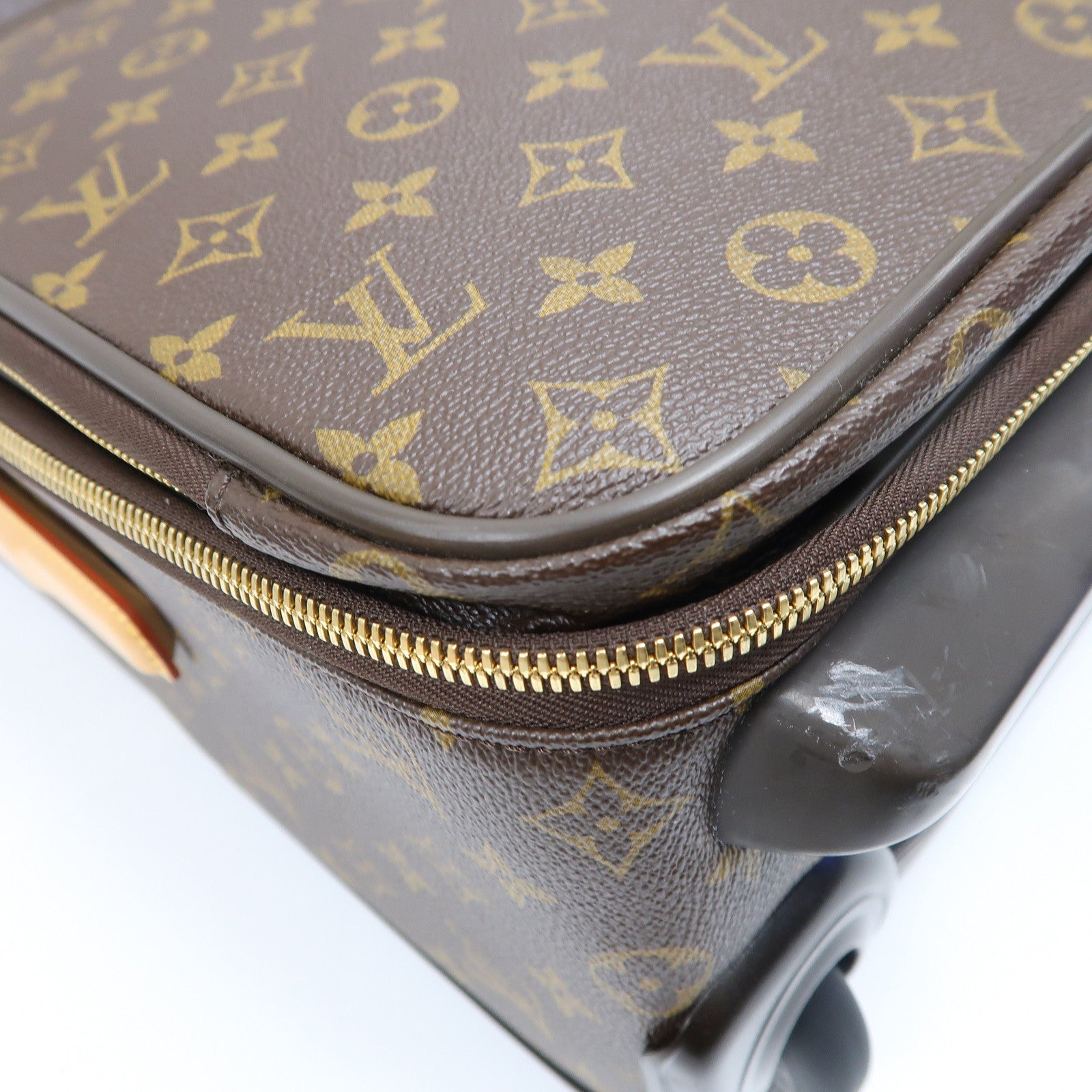 LOUIS VUITTON Monogram Pegase金扣行李箱啡色