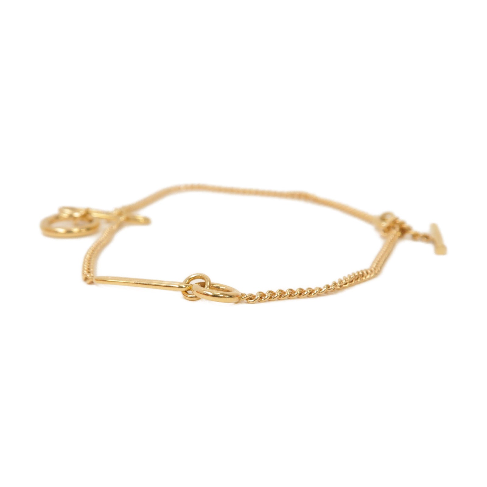 HERMES 18K玫瑰金Bracelet手鏈金色