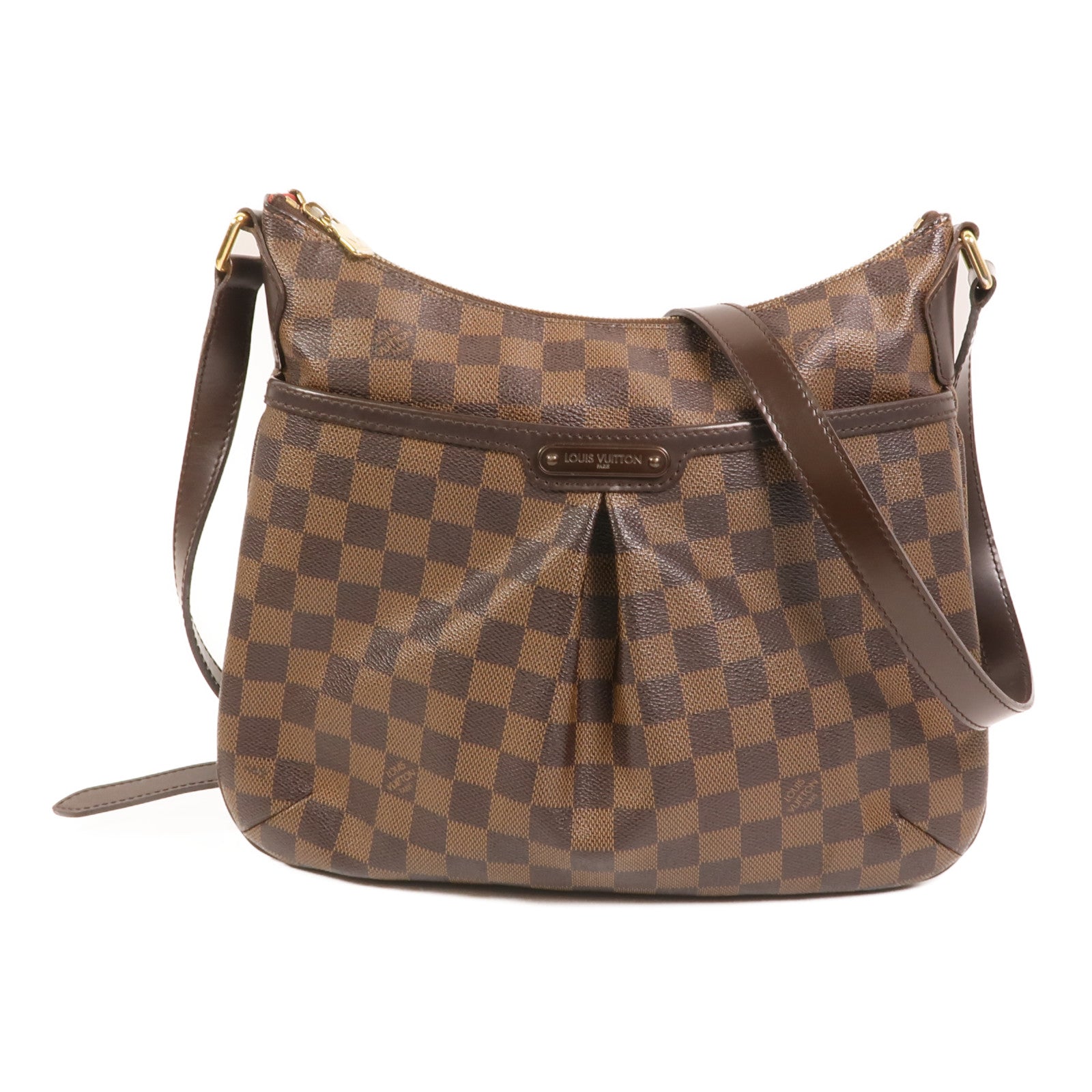 LOUIS VUITTON Damier Bloomsbury PM金扣肩背袋