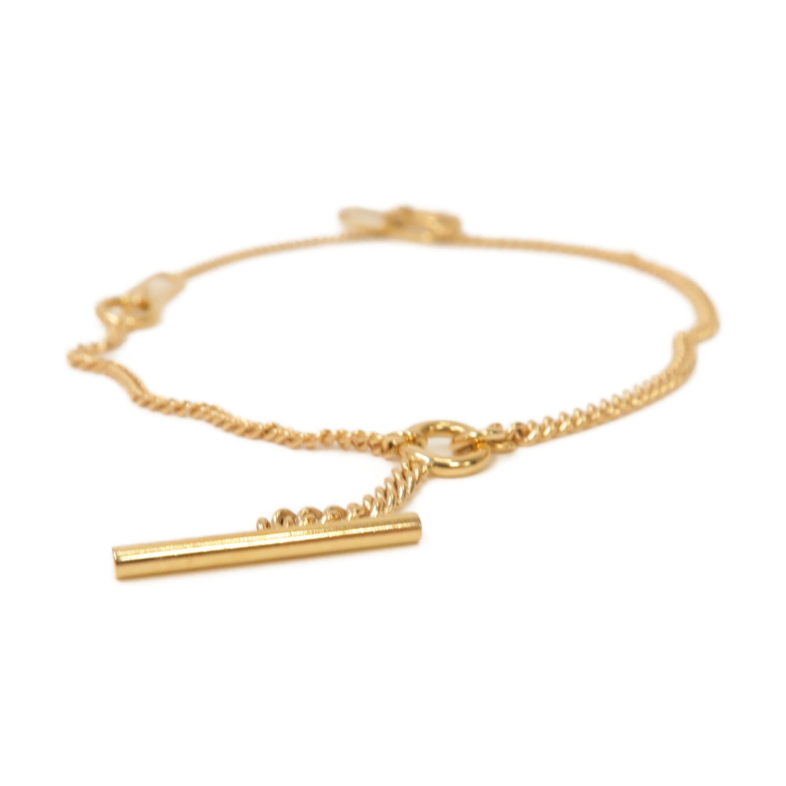 HERMES 18K玫瑰金Bracelet手鏈金色