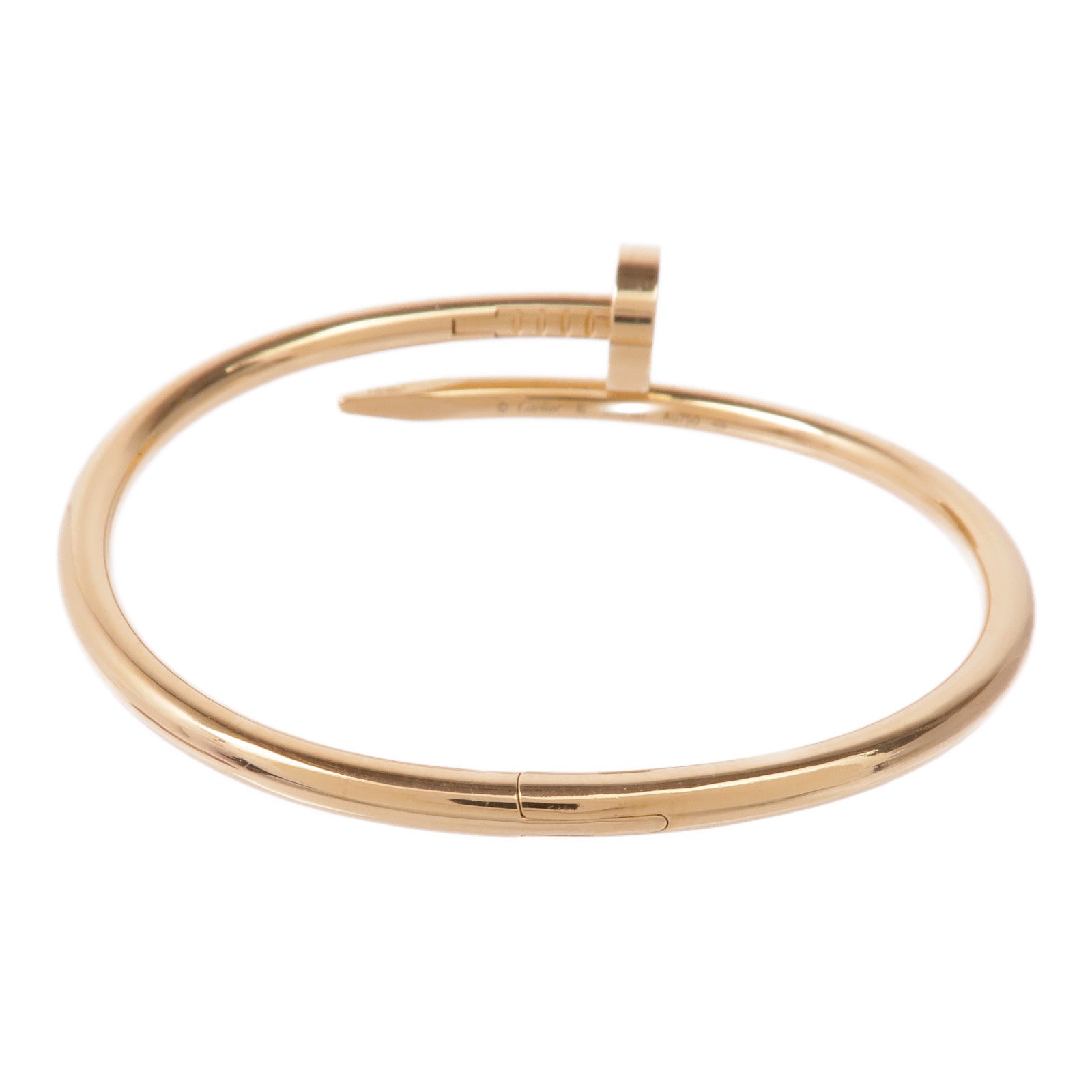 CARTIER 18K黃金Juste un Clou手鐲Cartier#16