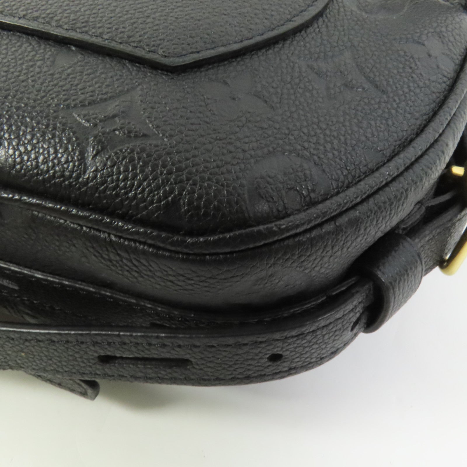 LOUIS VUITTON Monogram Empreinte Boite Chapeau Souple MMBoite Chapeau Souple MM金扣肩背袋