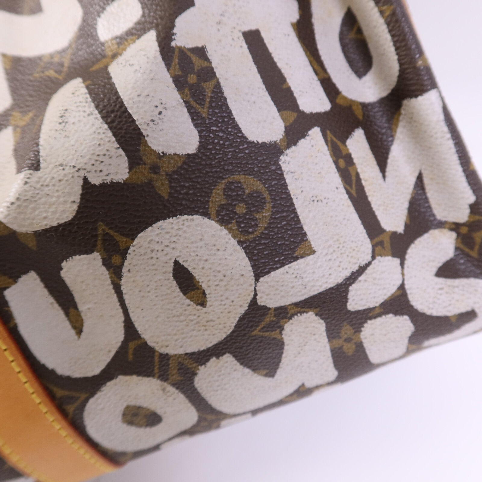 LOUIS VUITTON Monogram Graffiti Keepall 50金扣手挽袋